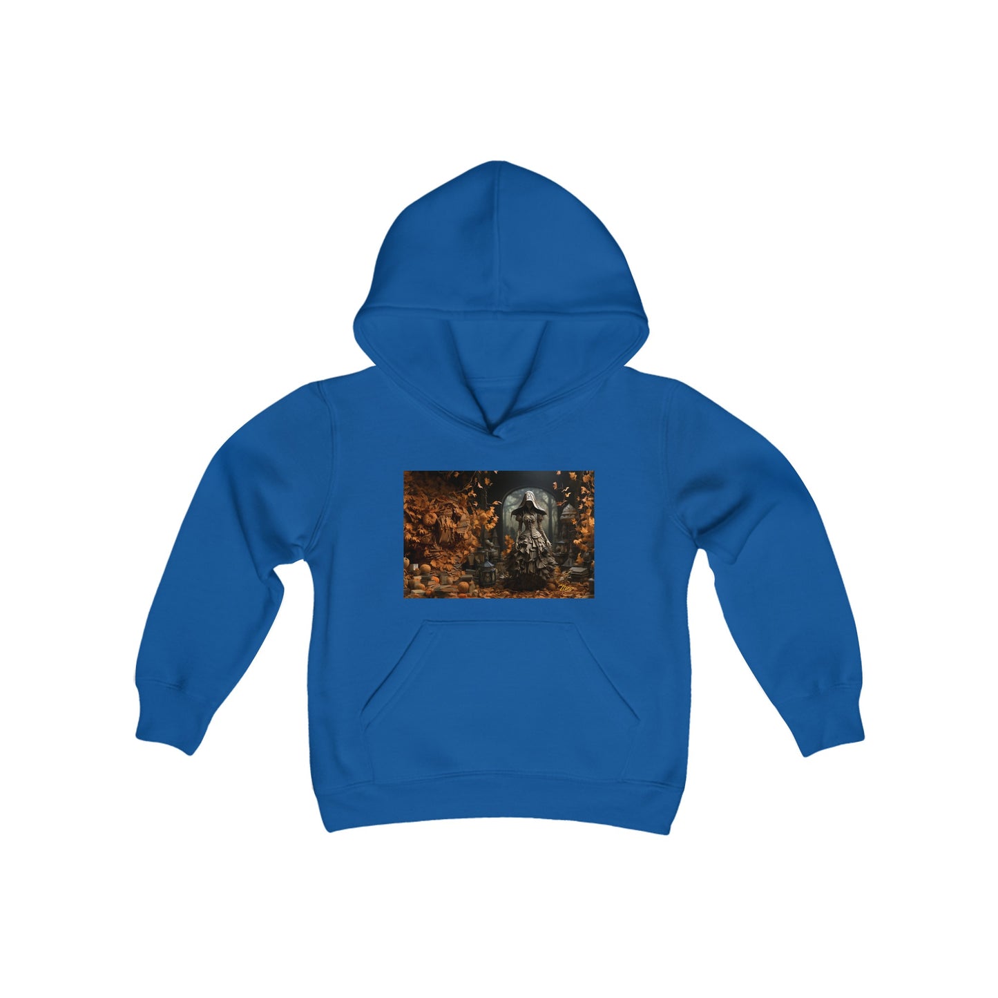 Halloween 2024 Series Print #7 Youth Heavy Blend Hooded Sweatshirt