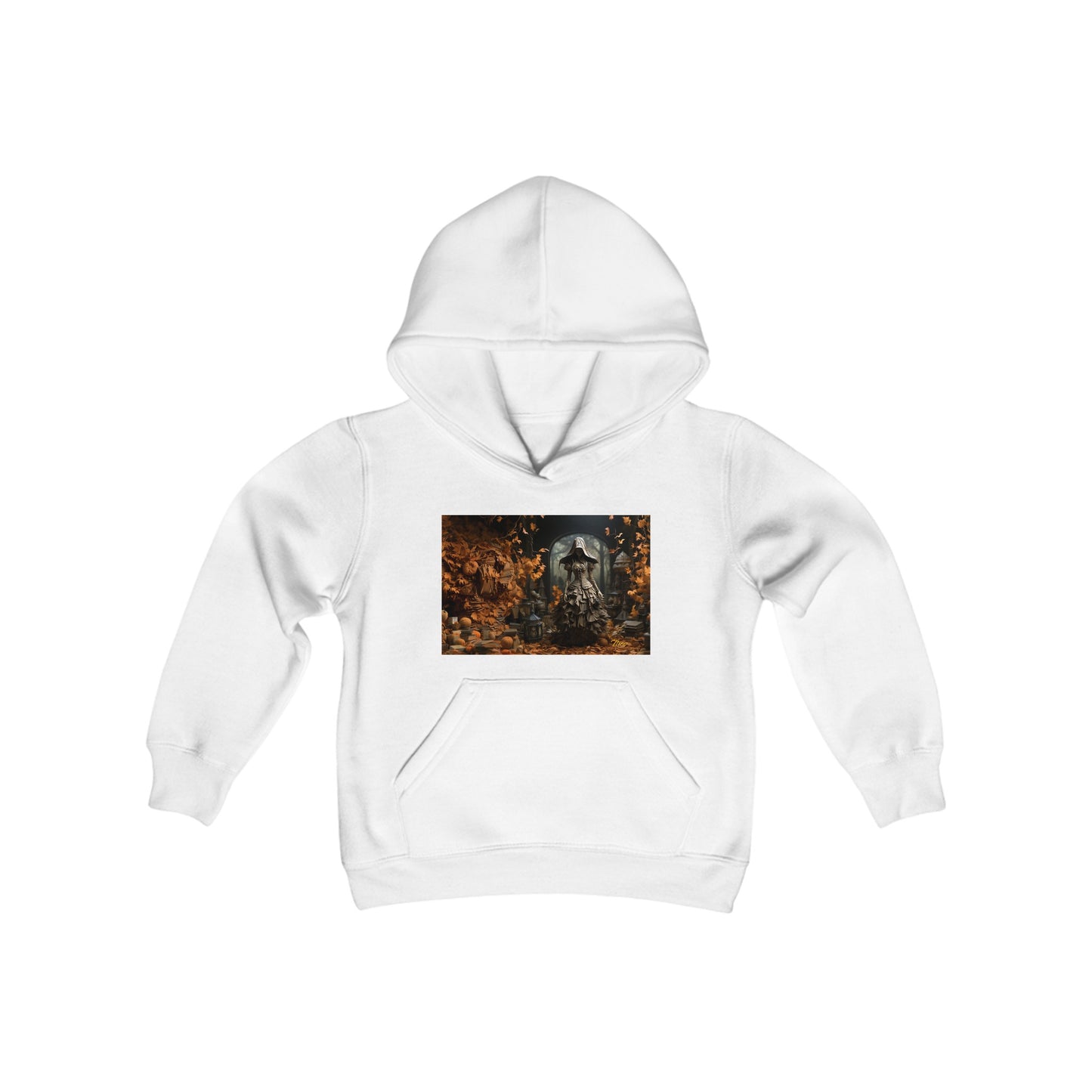 Halloween 2024 Series Print #7 Youth Heavy Blend Hooded Sweatshirt