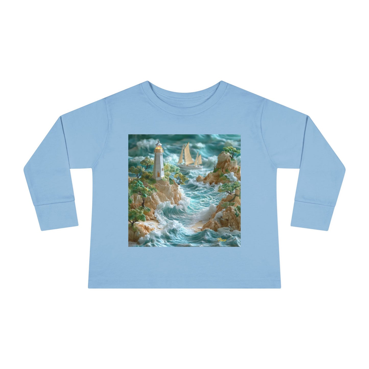 By The Seaside Series Print #9 Toddler Long Sleeve Tee