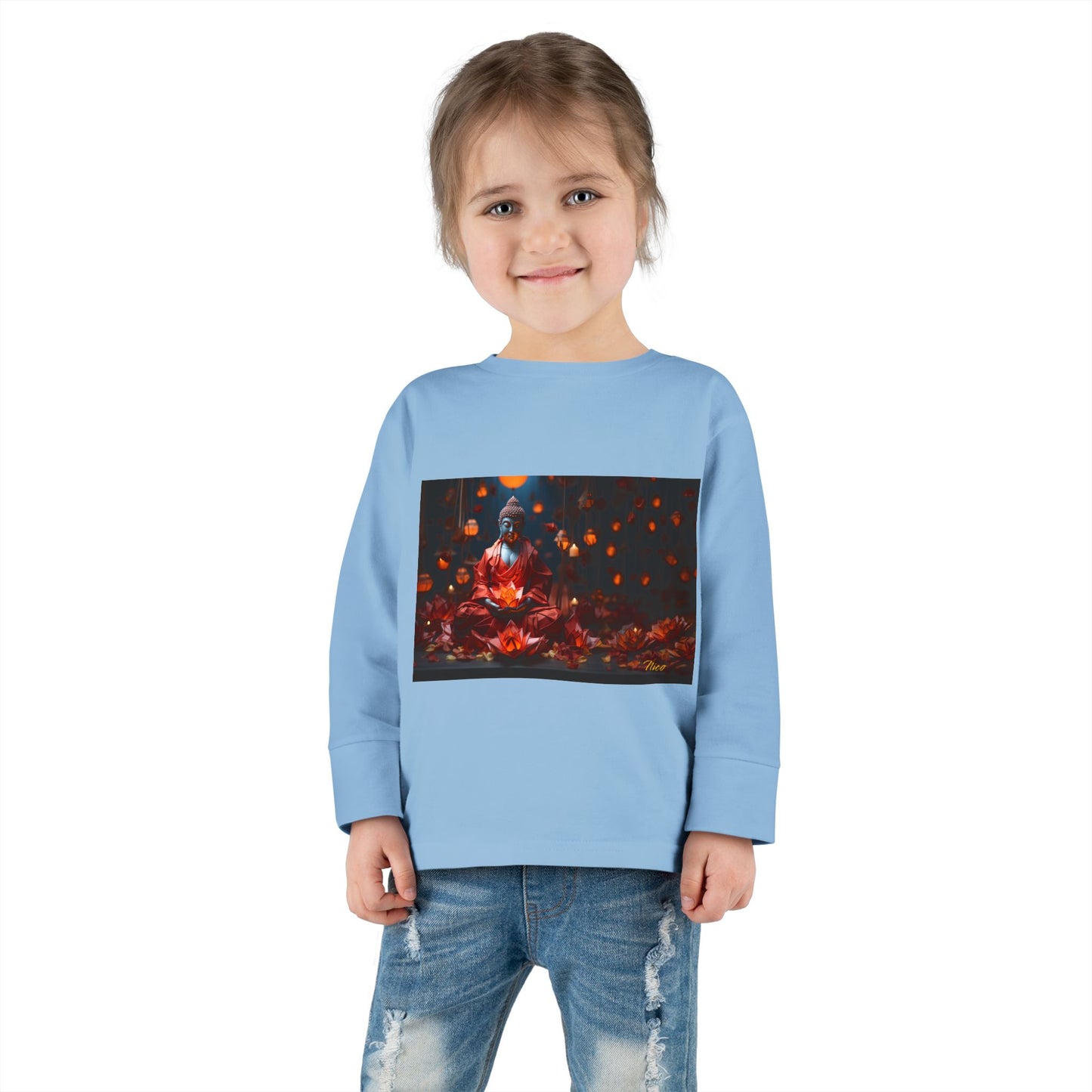 Ascending Buddha Series Print #2 Toddler Long Sleeve Tee