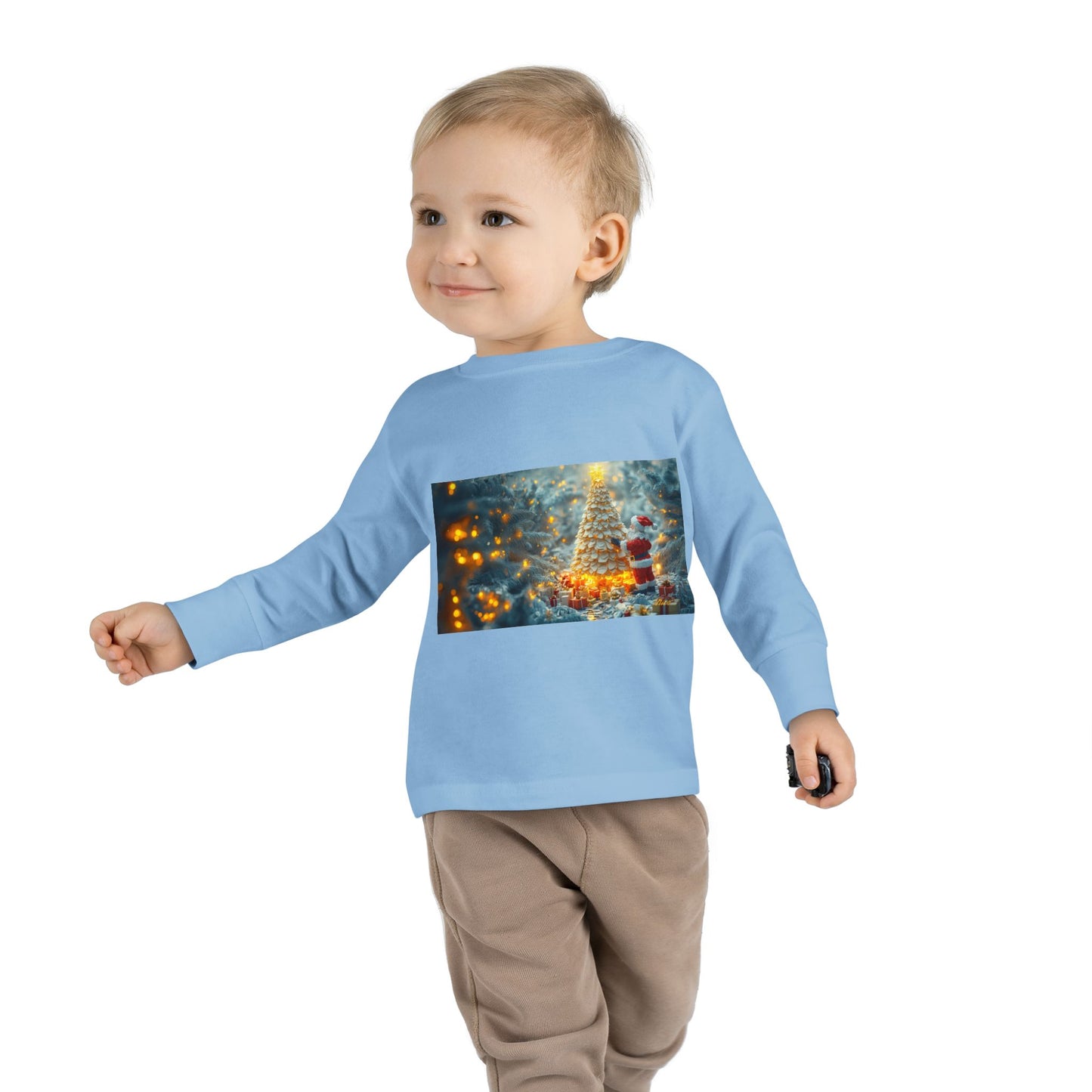 Chirstmas 2024 Series Print #10 Toddler Long Sleeve Tee