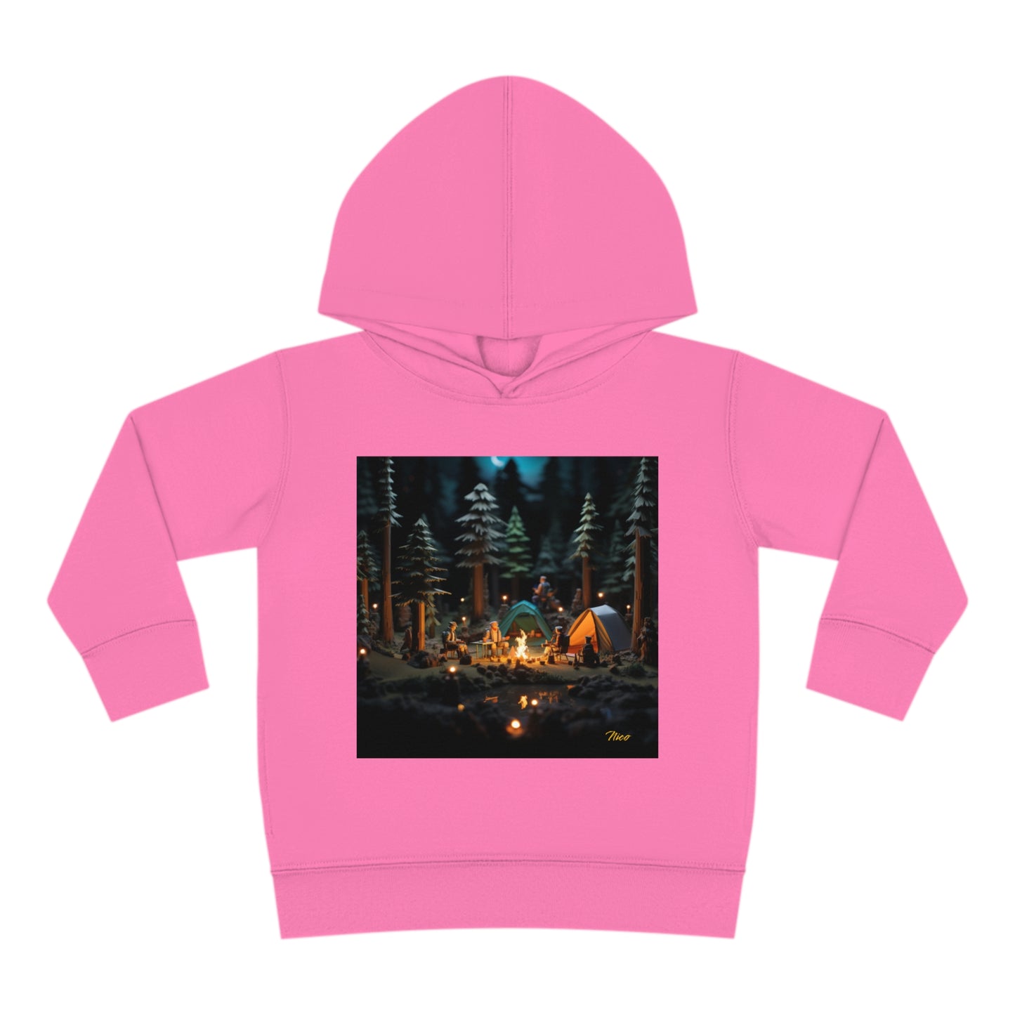 Under The Starry Skies Series Print #3 Toddler Pullover Fleece Hoodie