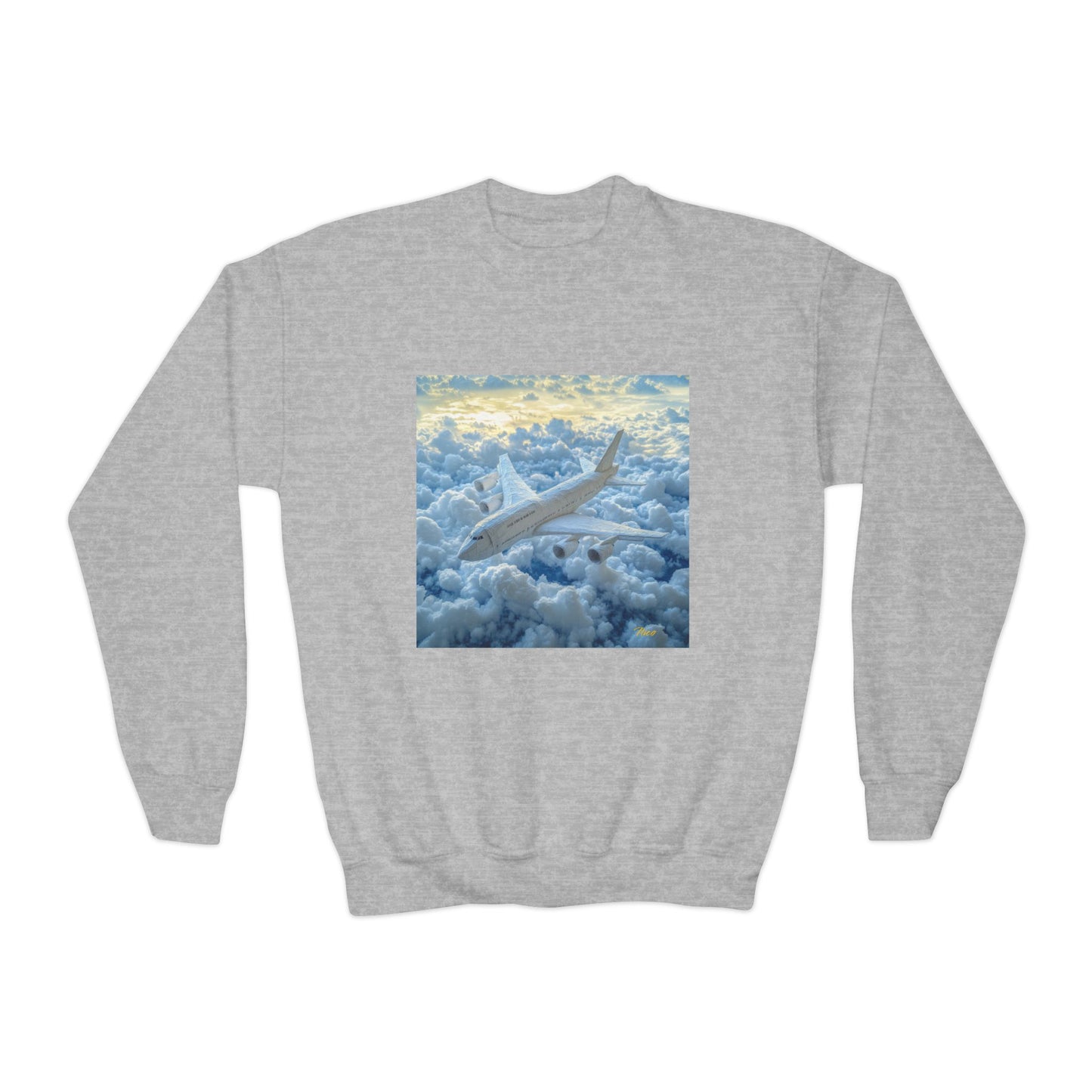 Frequent Flyer Miles Series Print #10 Youth Crewneck Sweatshirt