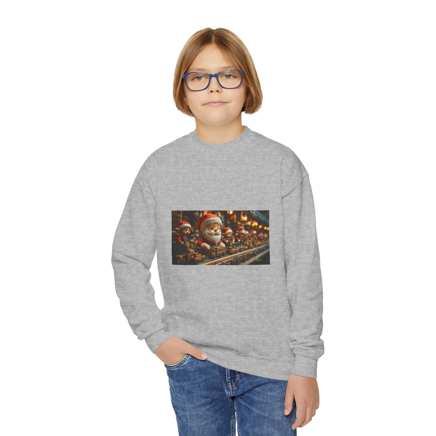 Chirstmas 2024 Series Print #3 Youth Crewneck Sweatshirt