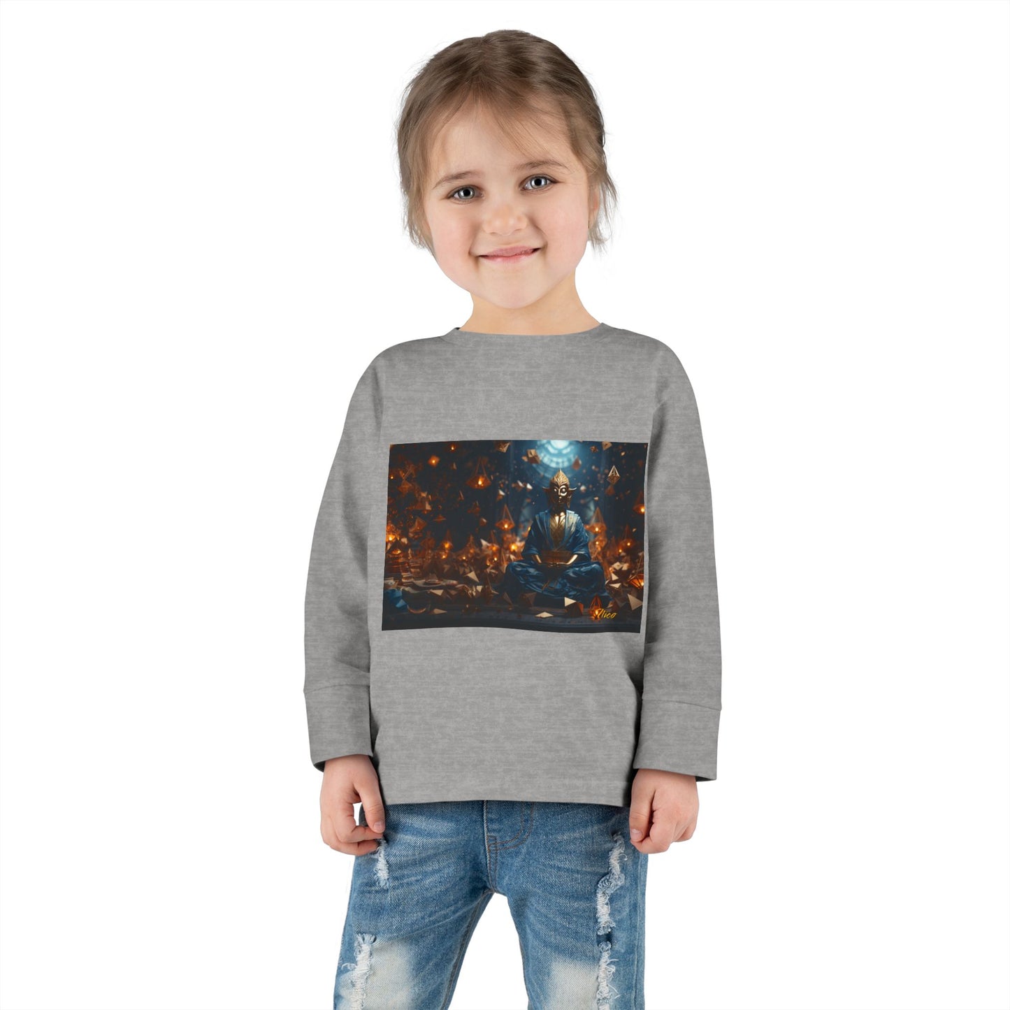 Ascending Buddha Series Print #1 Toddler Long Sleeve Tee