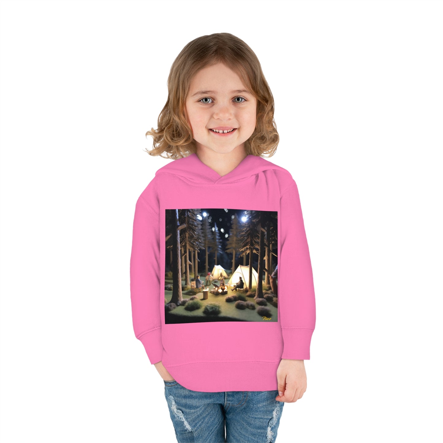 Under The Starry Skies Series Print #7 Toddler Pullover Fleece Hoodie