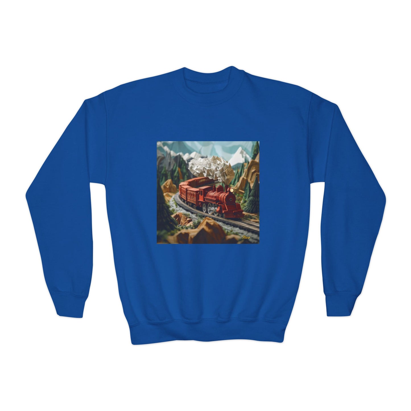 Orient Express Series Print #3 Youth Crewneck Sweatshirt