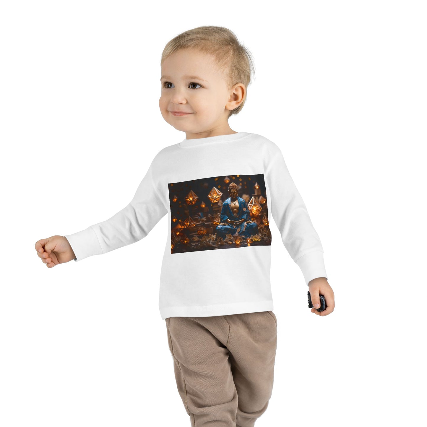 Ascending Buddha Series Print #3 Toddler Long Sleeve Tee