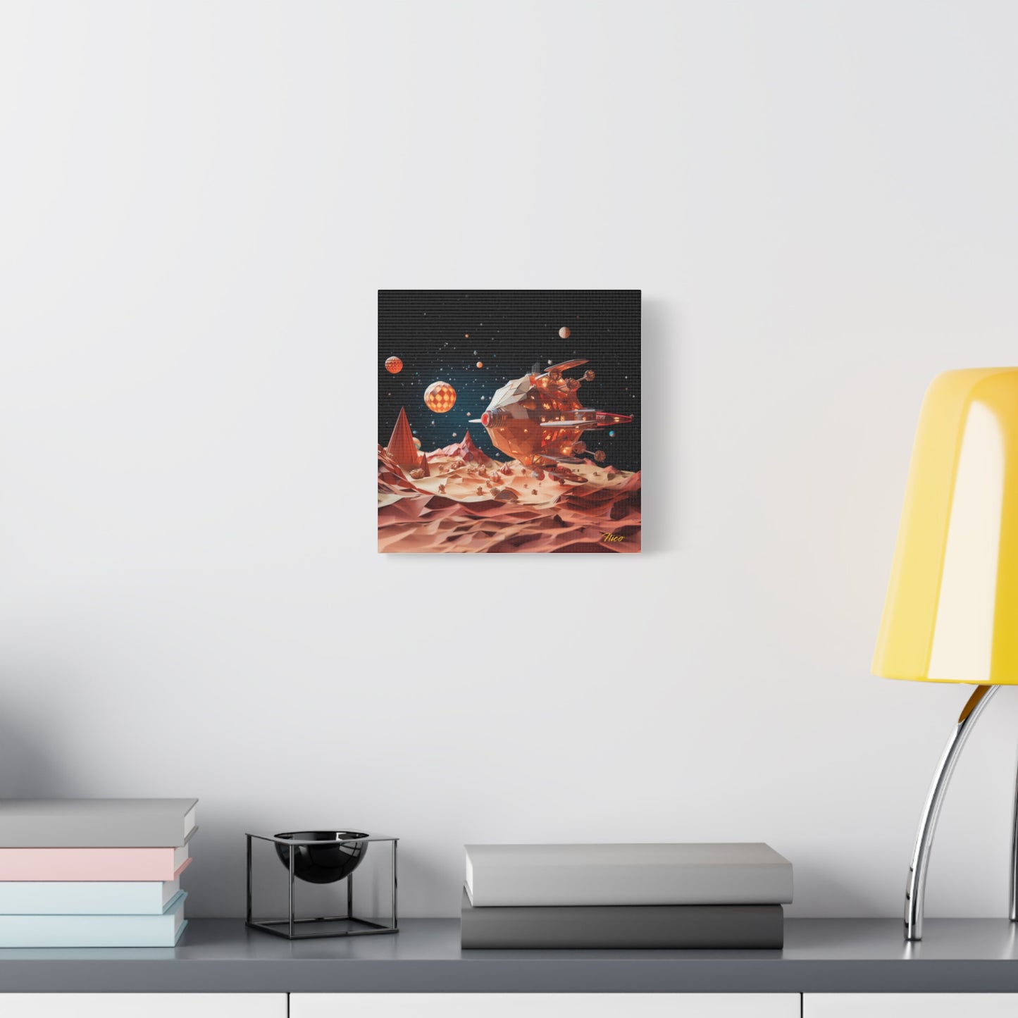 Elons' Dream Series Print #5 - Streched Matte Canvas Print, 1.25" Thick