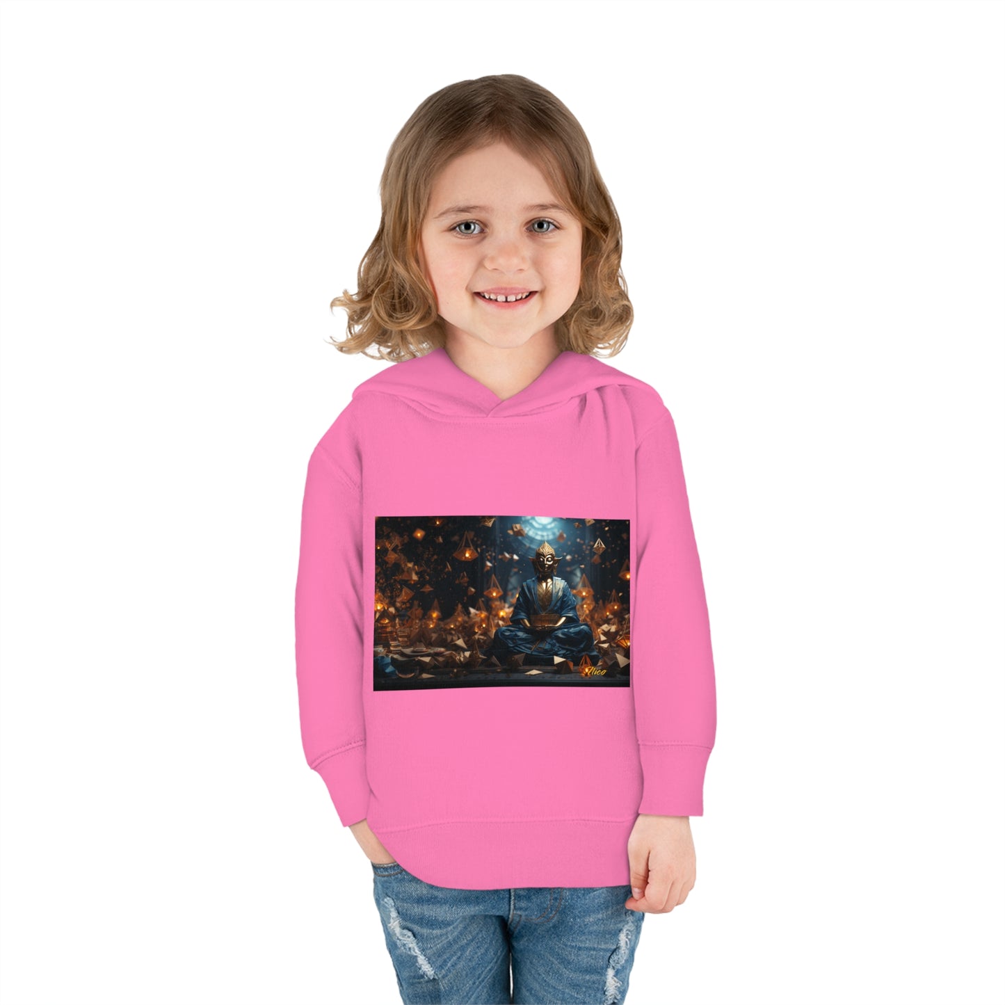 Ascending Buddah Series Print #1 Toddler Pullover Fleece Hoodie