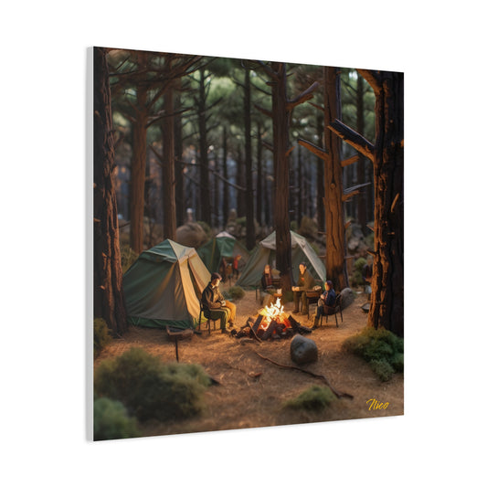 Campfire Series Print #1 - Streched Matte Canvas Print, 1.25" Thick