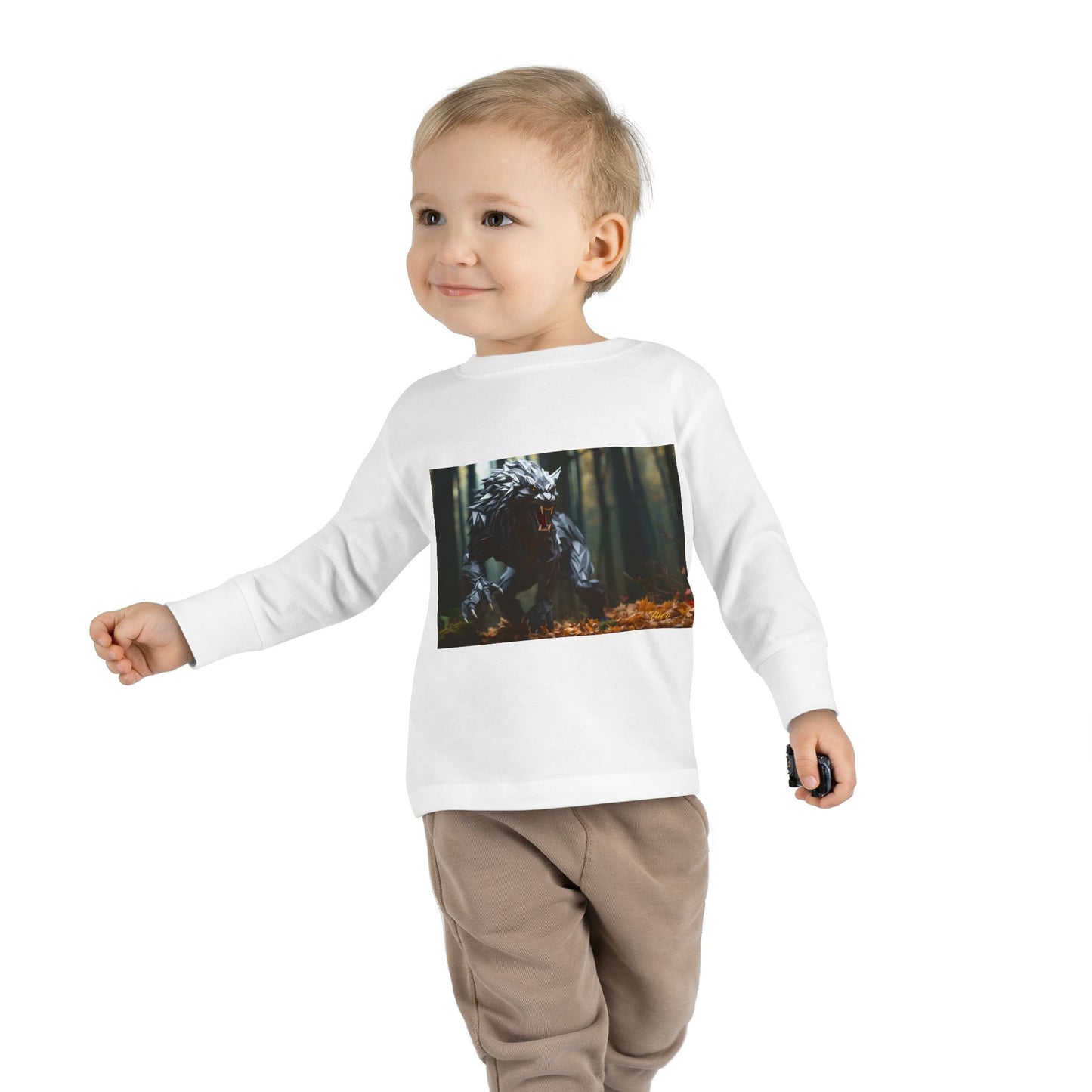 Halloween 2024 Series Print #6 Toddler Long Sleeve Tee