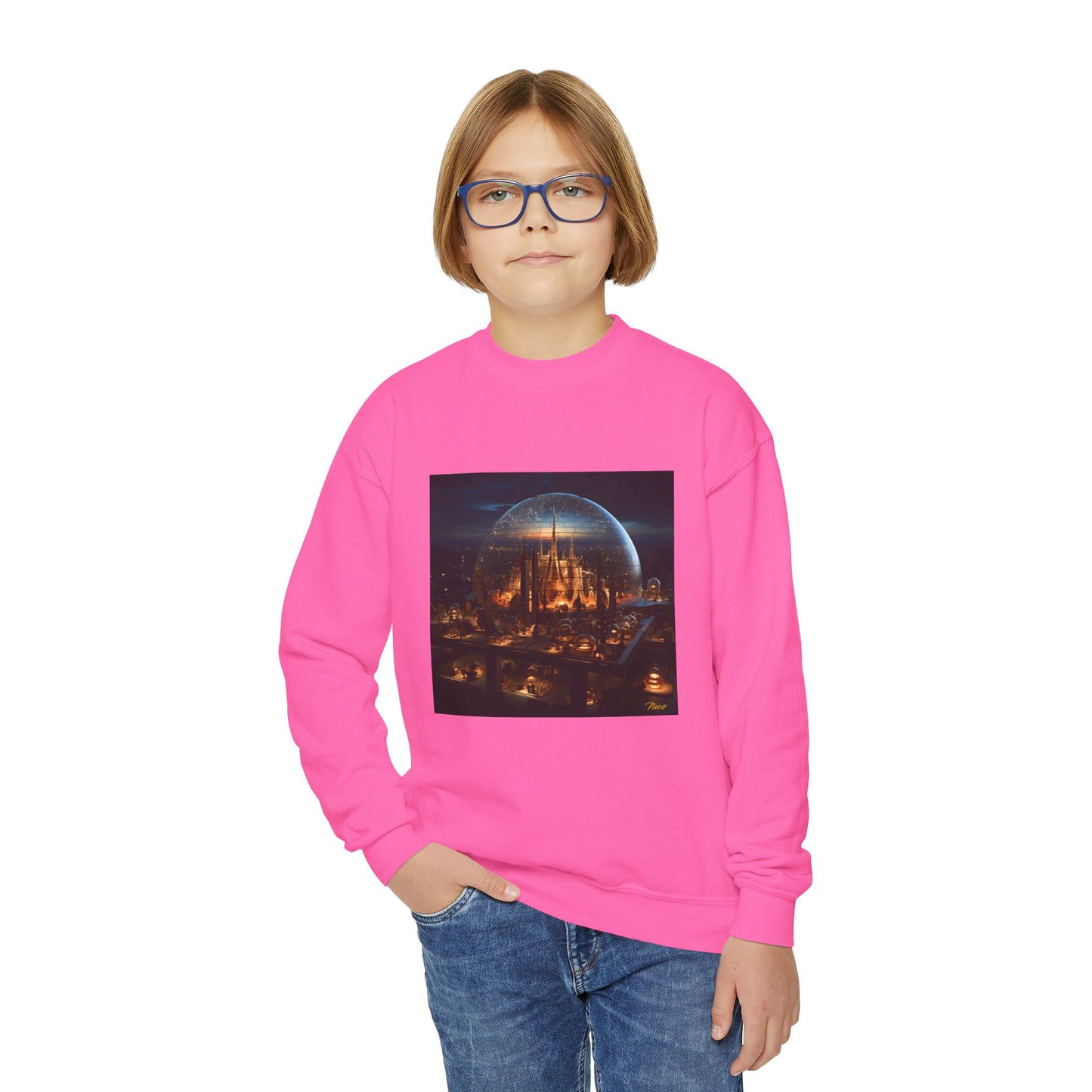 Elons' Dream Series Print #10 Youth Crewneck Sweatshirt