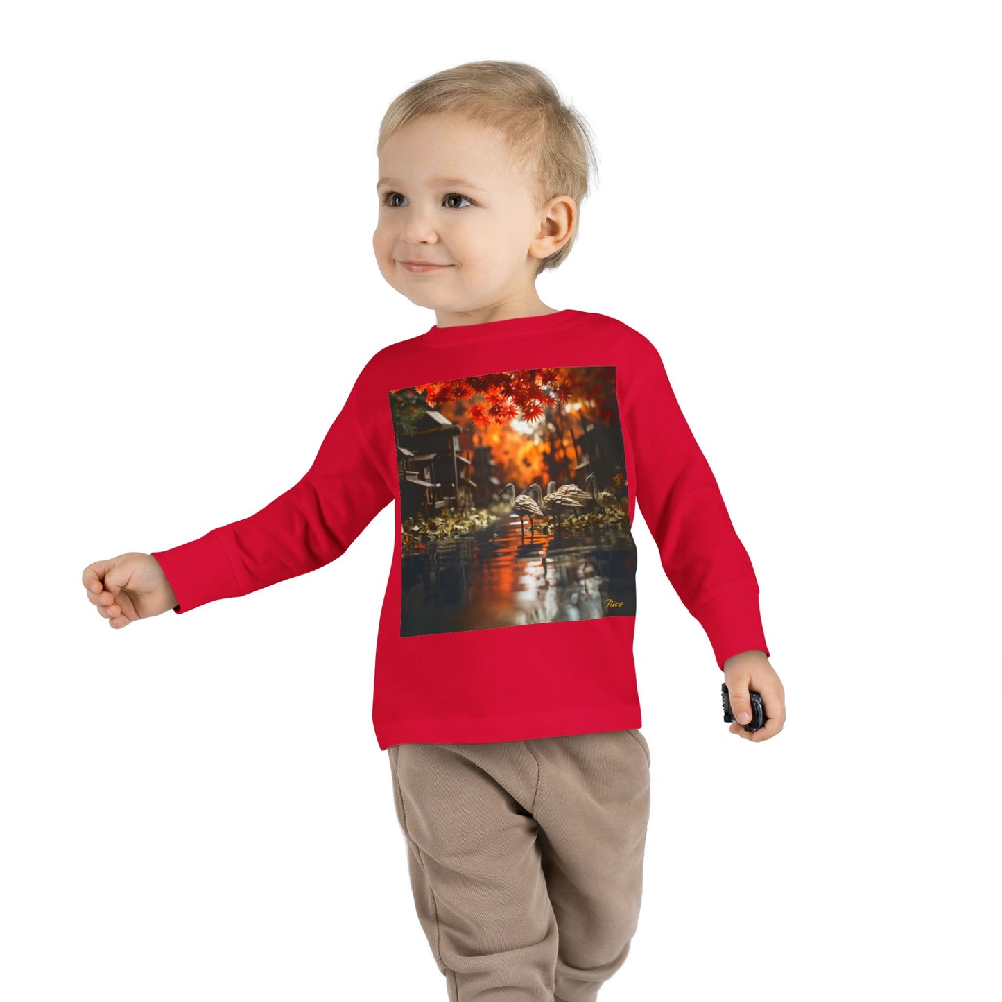 Born On A Bayou Series Print #8 Toddler Long Sleeve Tee