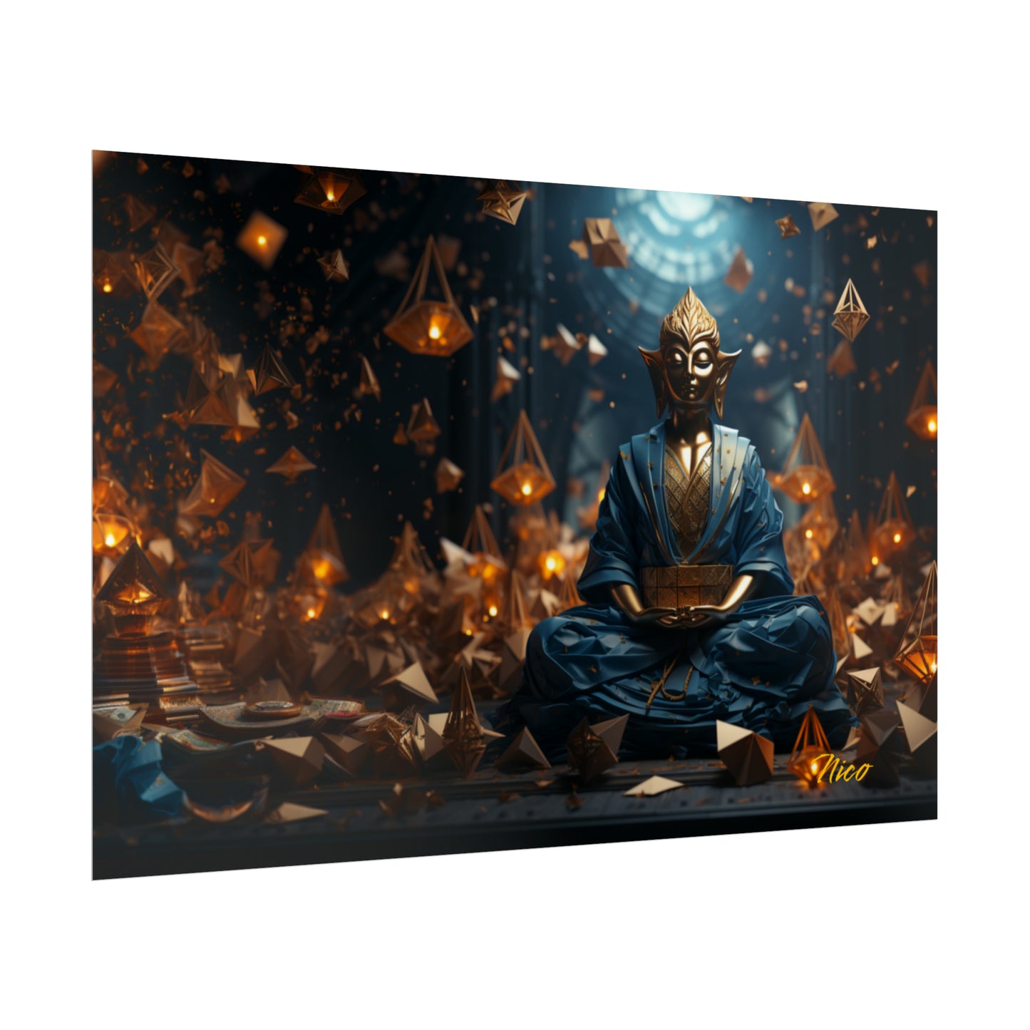 Ascending Buddha Series Print #1 - Fine Art, Matte or Semi-Gloss Print