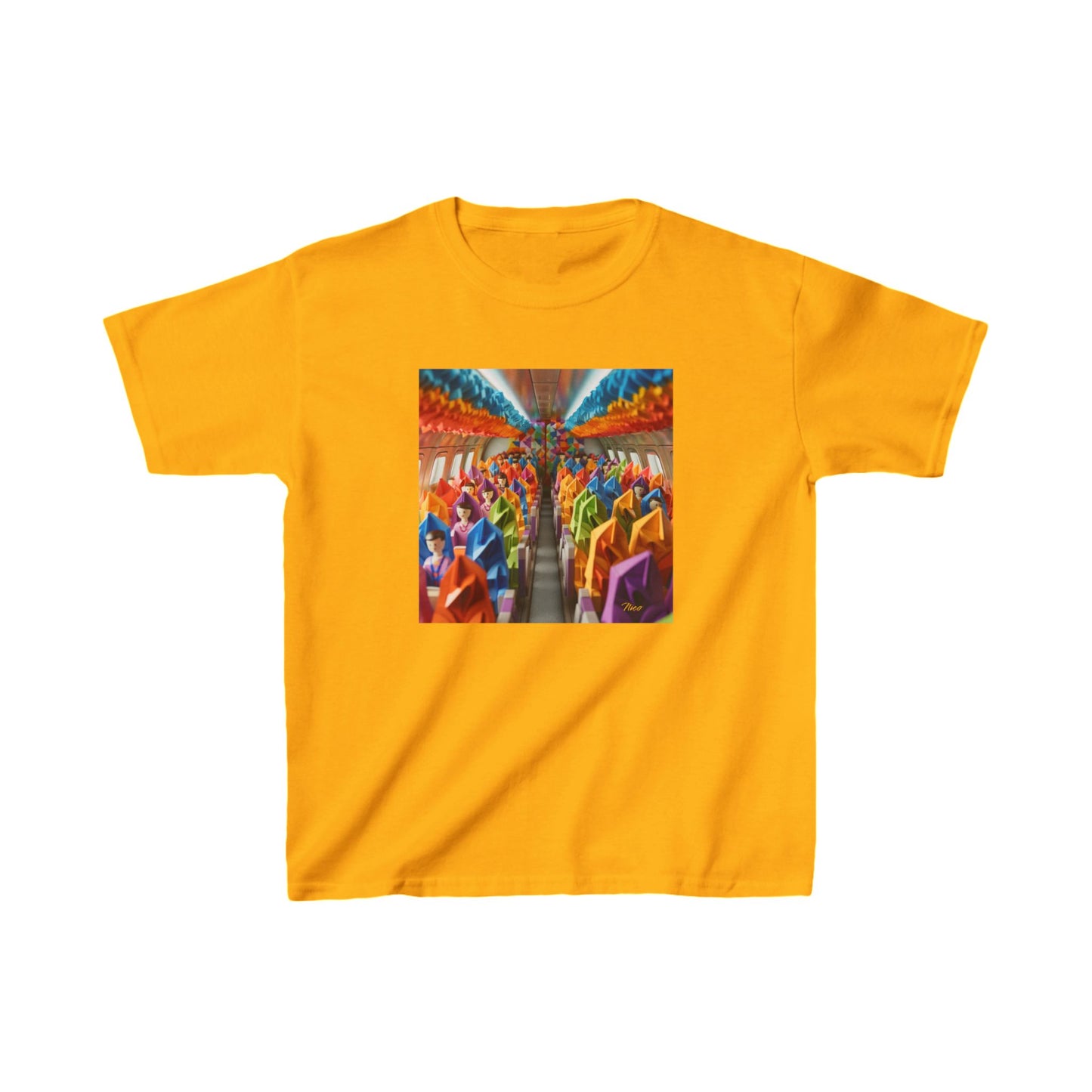 Frequent Flyer Miles Series Print #8 Kids Heavy Cotton™ Tee