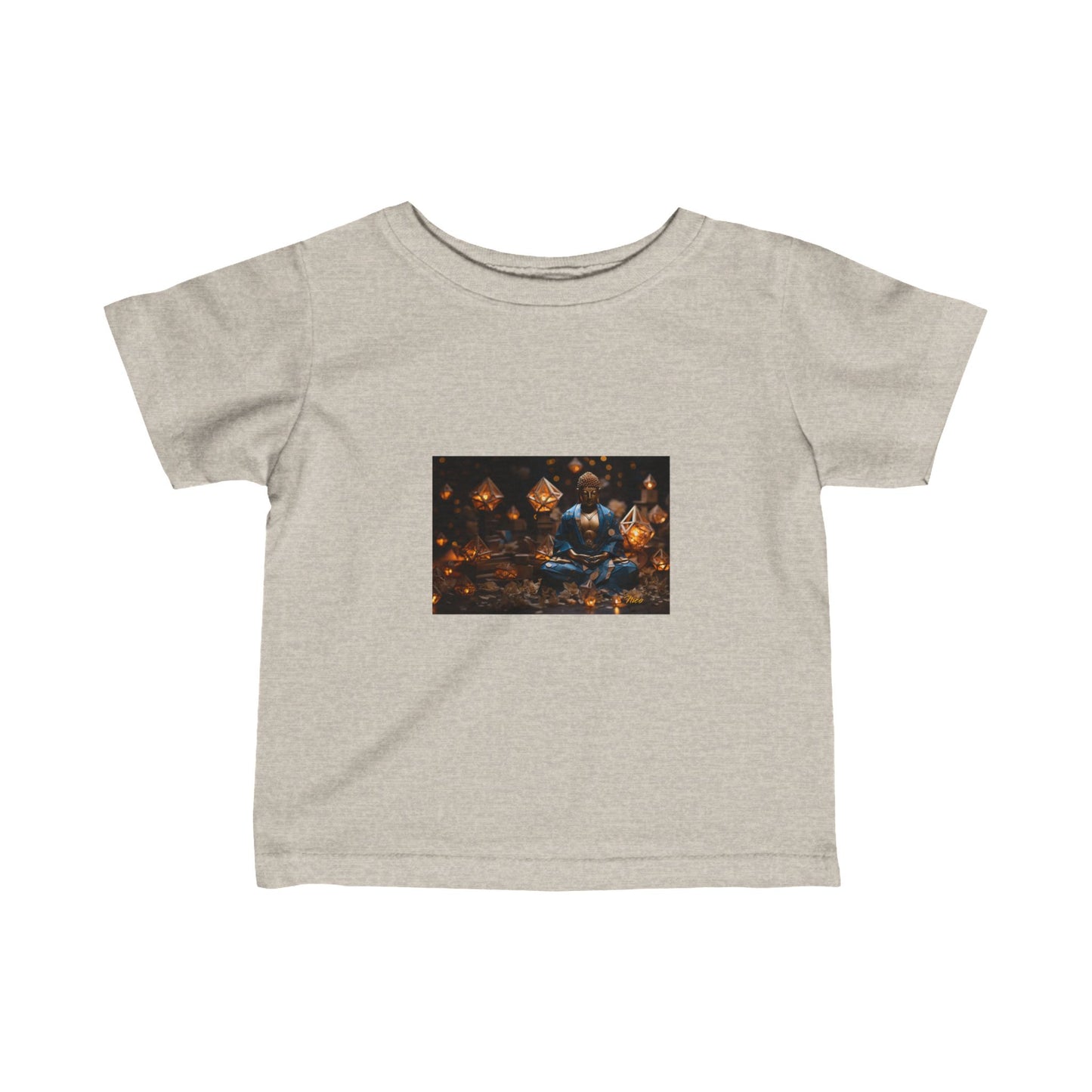 Ascending Buddah Series Print #3 Series Print #10 Infant Fine Jersey Tee