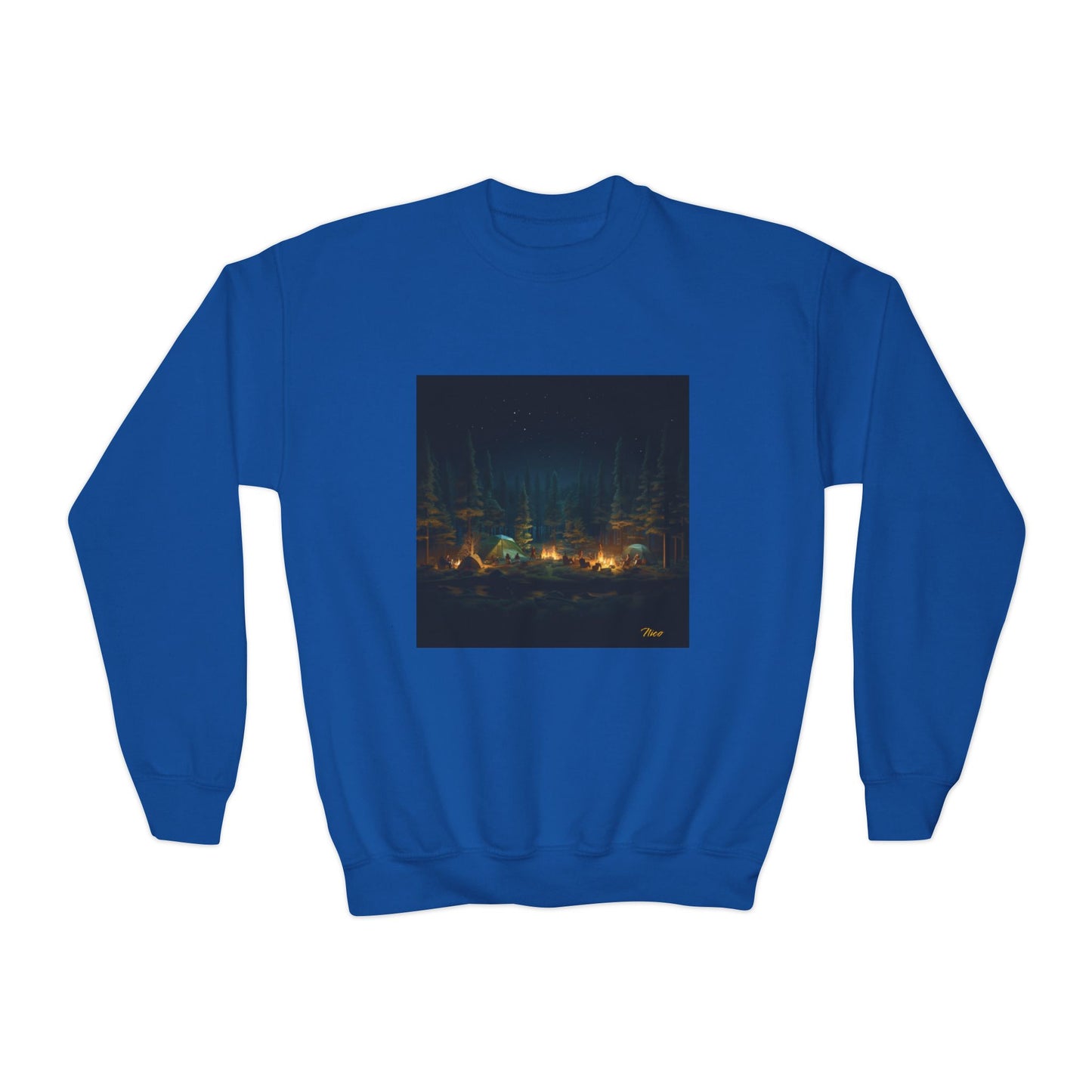 Under The Starry Skies Series Print #2 Youth Crewneck Sweatshirt