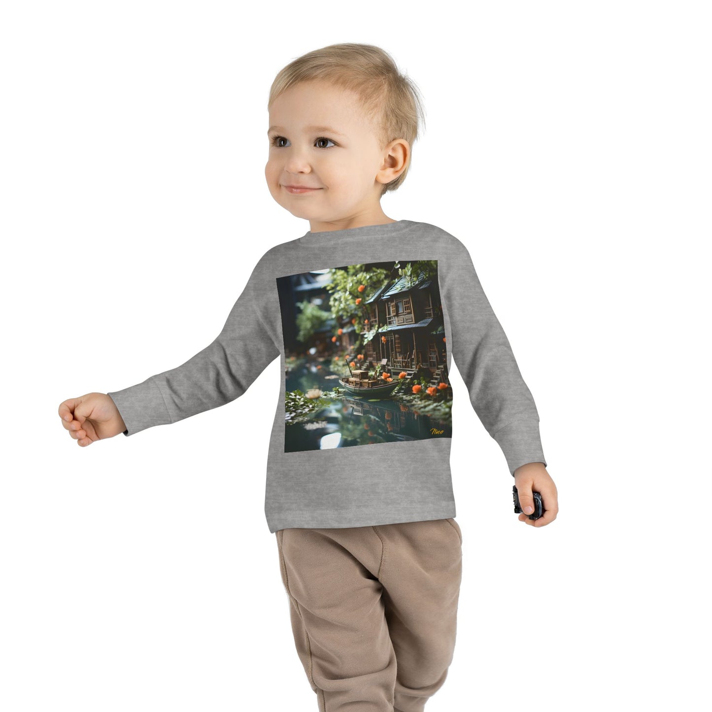 Born On A Bayou Series Print #9 Toddler Long Sleeve Tee