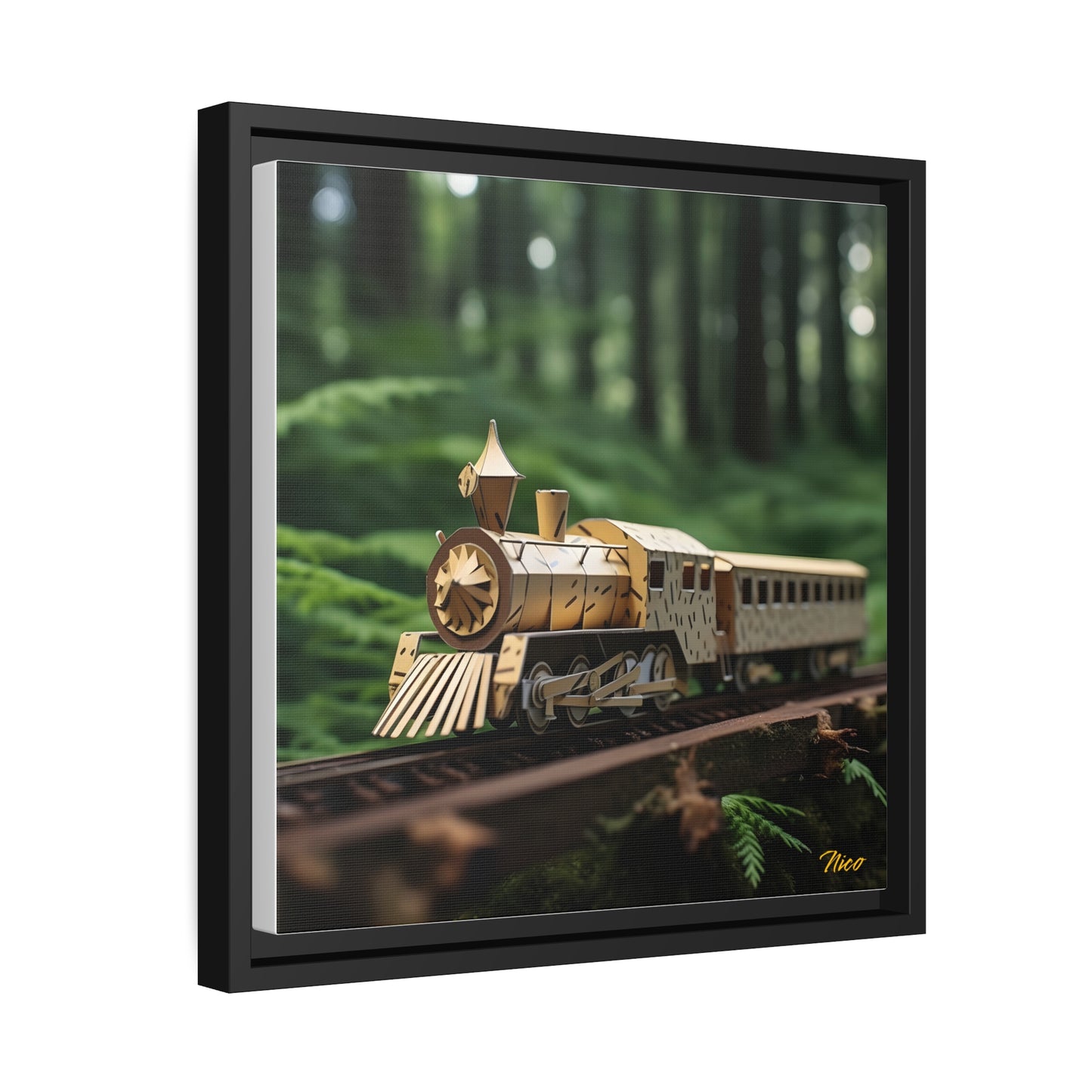 Orient Express Series Print #5 - Black Framed Canvas Print