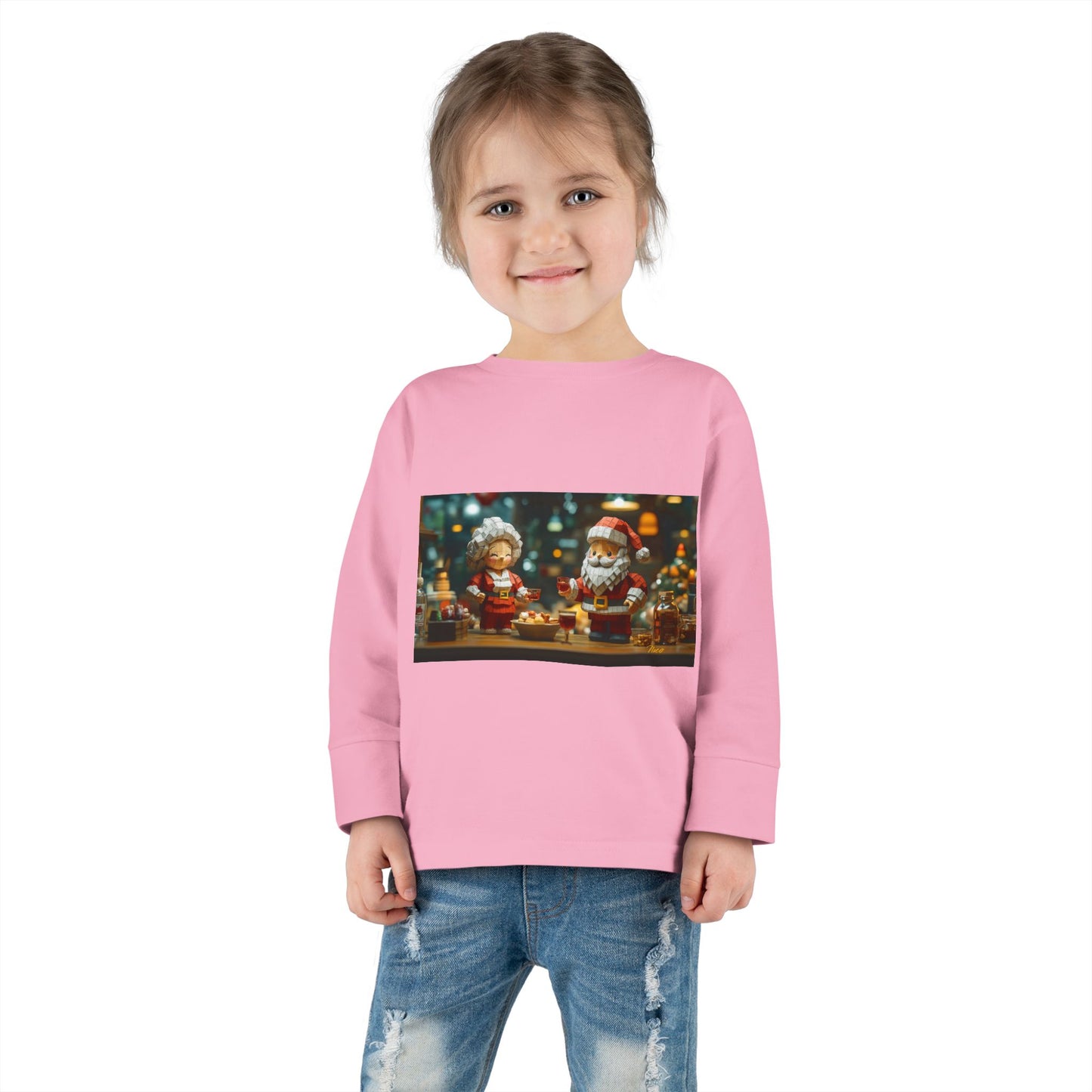 Chirstmas 2024 Series Print #2 Toddler Long Sleeve Tee