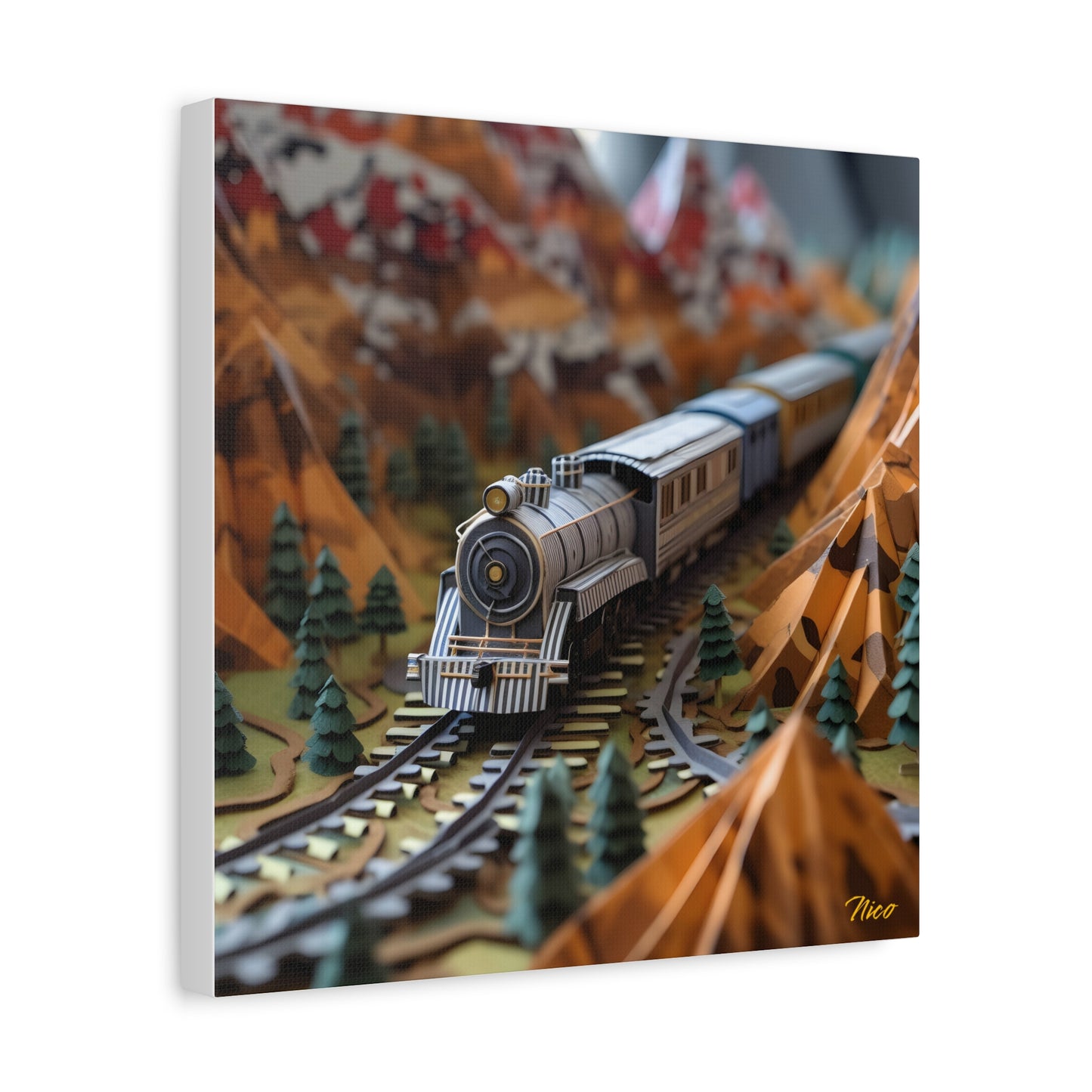 Orient Express Series Print #5 - Streched Matte Canvas Print, 1.25" Thick