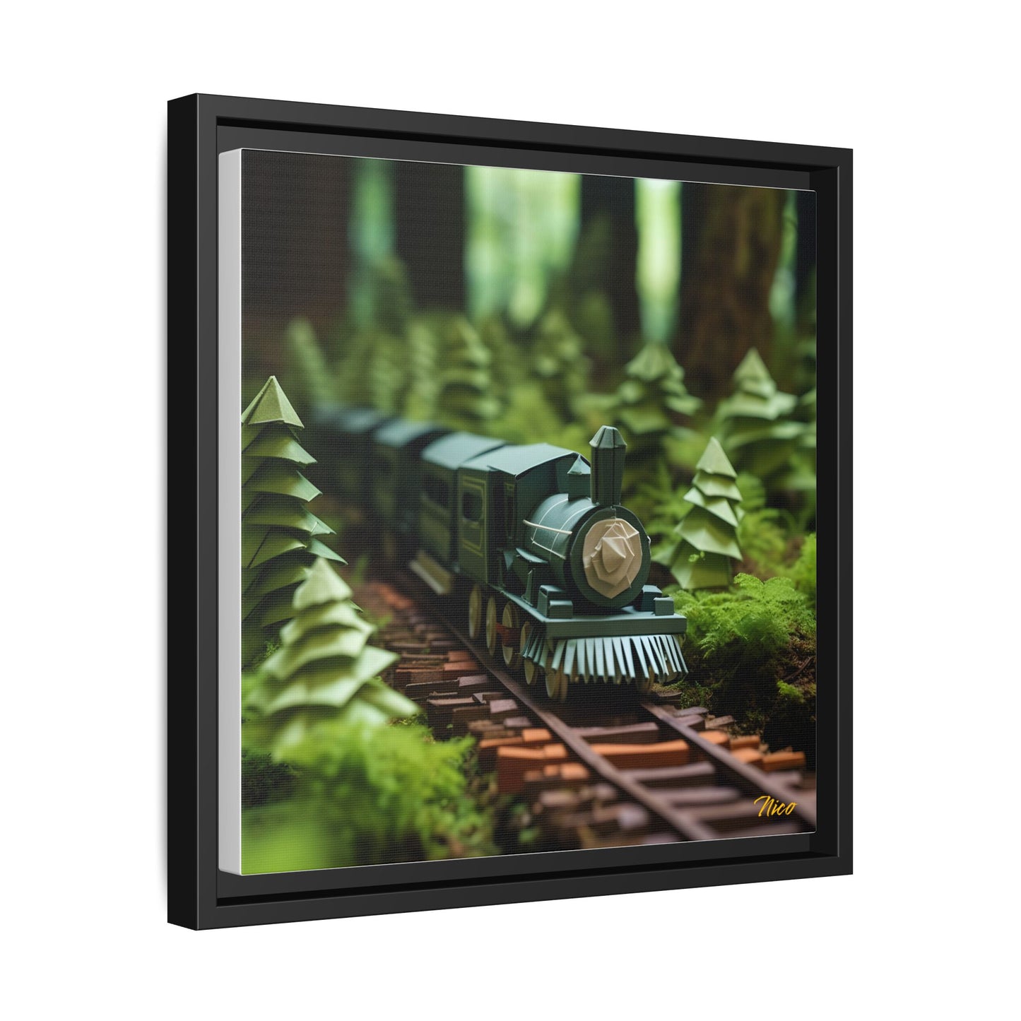 Orient Express Series Print #7 - Black Framed Canvas Print