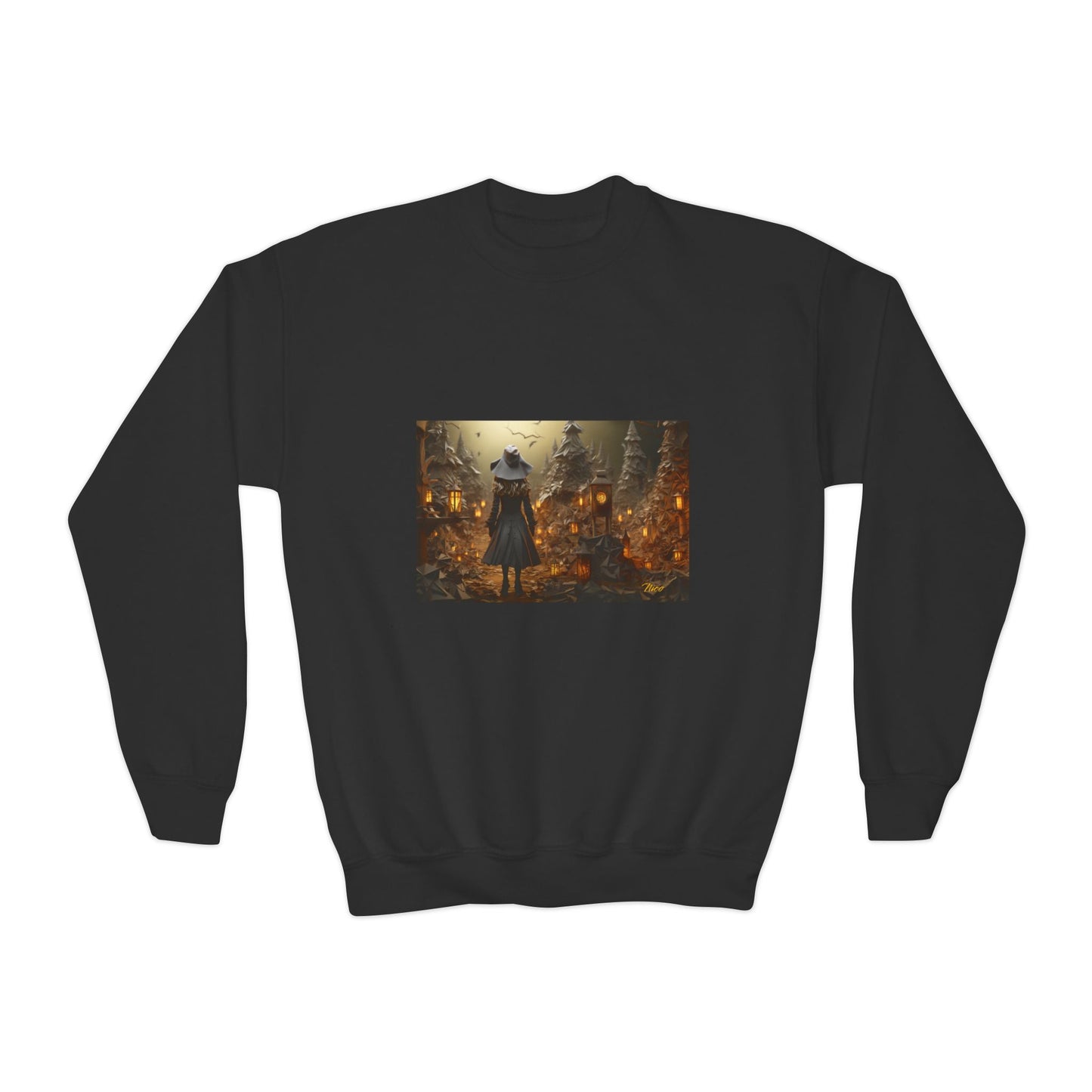 Halloween 2024 Series Print #3 Youth Crewneck Sweatshirt