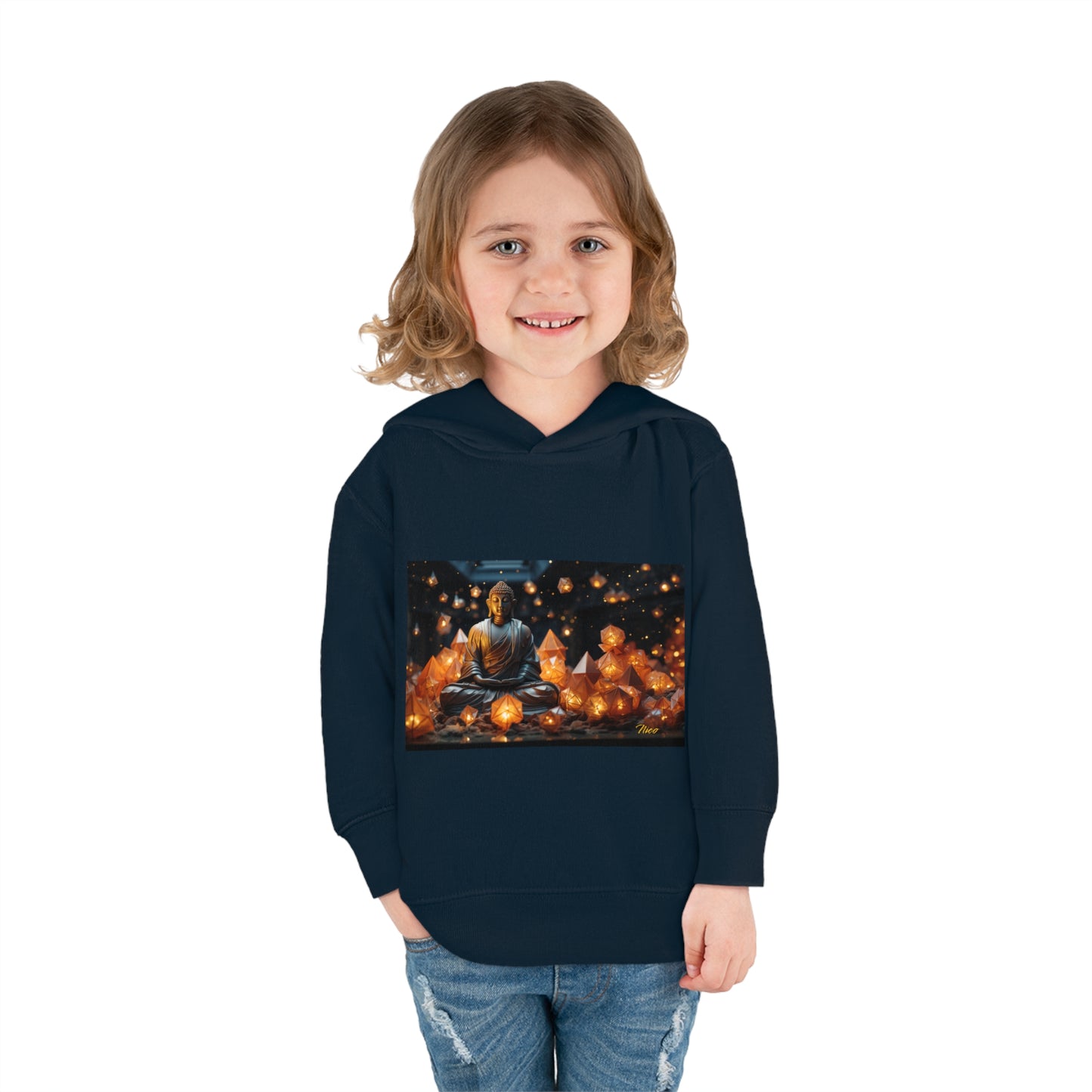 Ascending Buddah Series Print #10 Toddler Pullover Fleece Hoodie