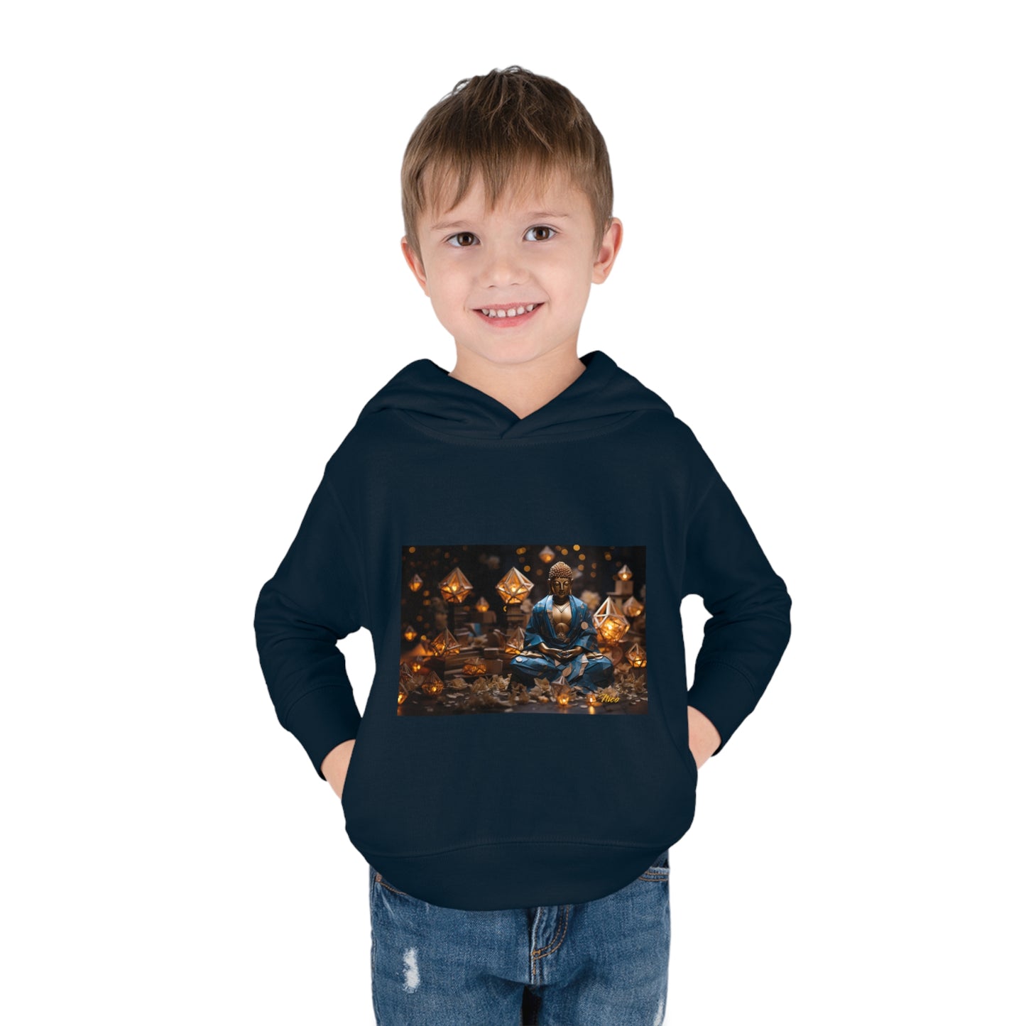 Ascending Buddah Series Print #3 Toddler Pullover Fleece Hoodie