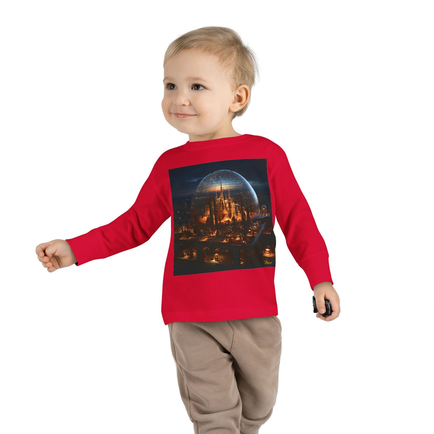 Elons' Dream Series Print #10 Toddler Long Sleeve Tee