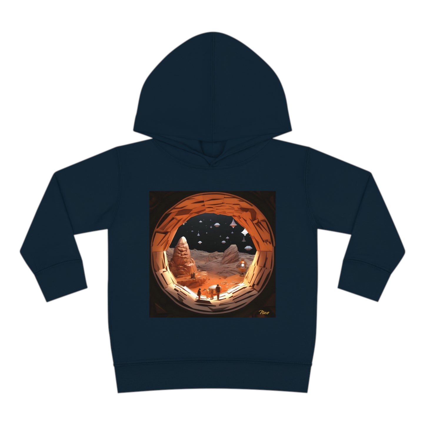 Elons' Dream Series Print #4 Toddler Pullover Fleece Hoodie