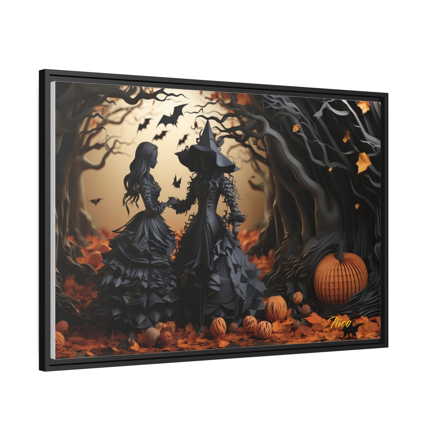 Halloween 2023 Series Print #9 - Black Framed Canvas Print