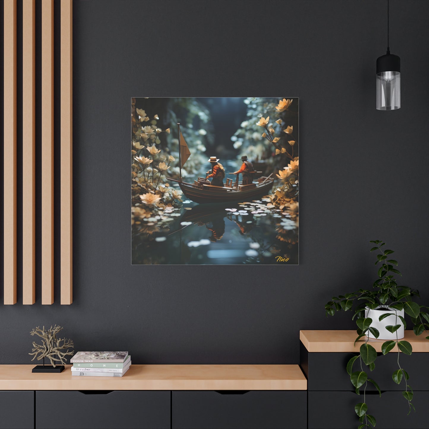 Born On A Bayou Print #10 - Streached Matte Canvas Print, 1.25" Thick