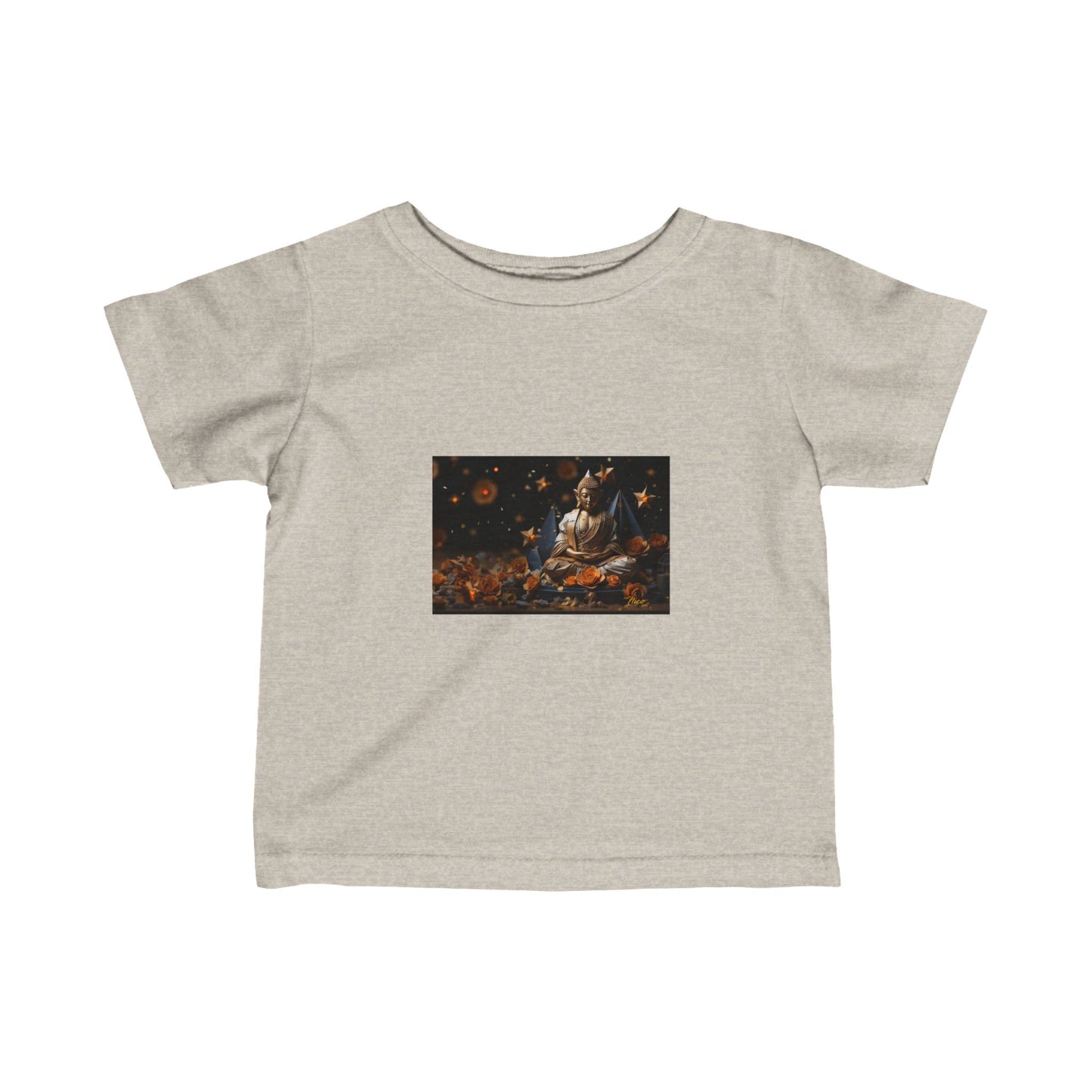 Ascending Buddah Series Print #5 Series Print #10 Infant Fine Jersey Tee