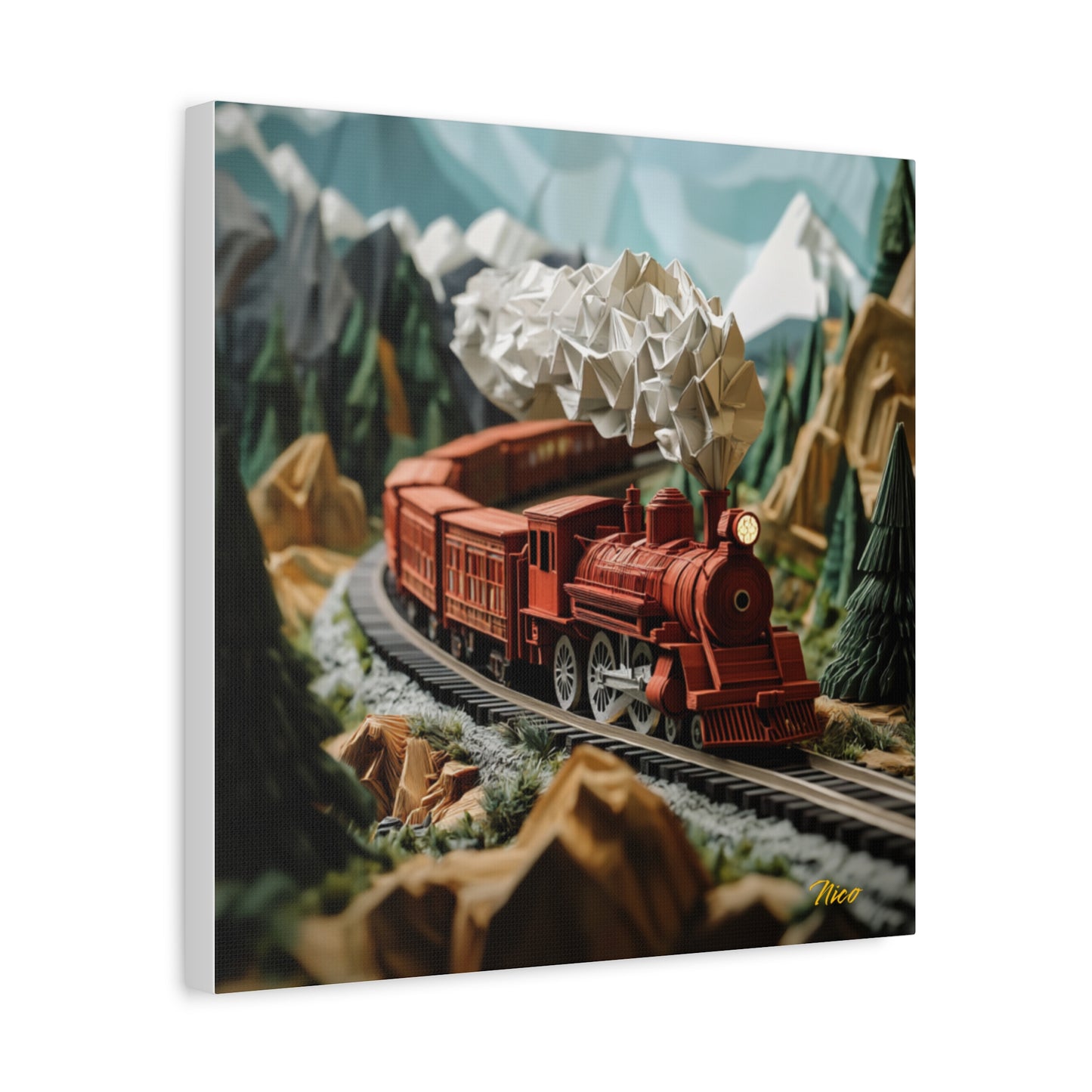 Orient Express Series Print #3 - Streched Matte Canvas Print, 1.25" Thick