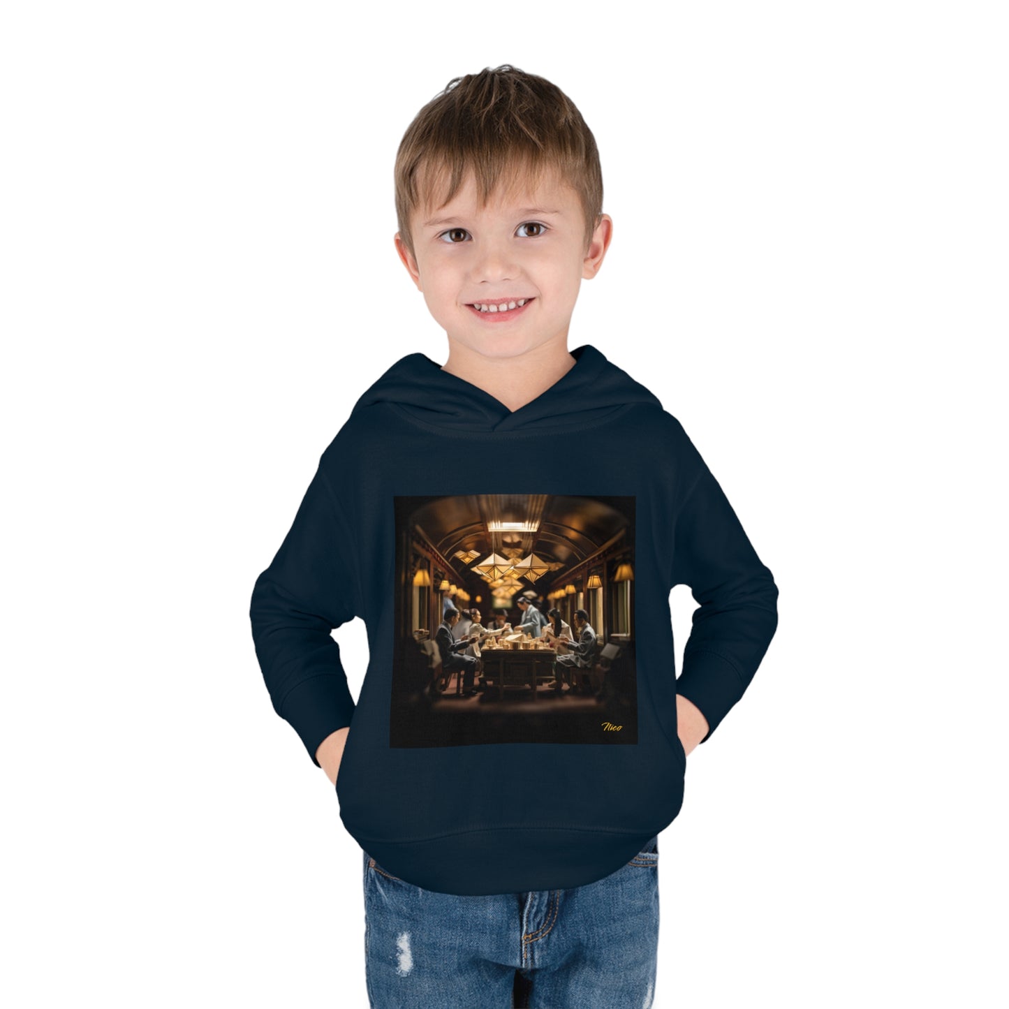 Orient Express Series Print #6 Toddler Pullover Fleece Hoodie