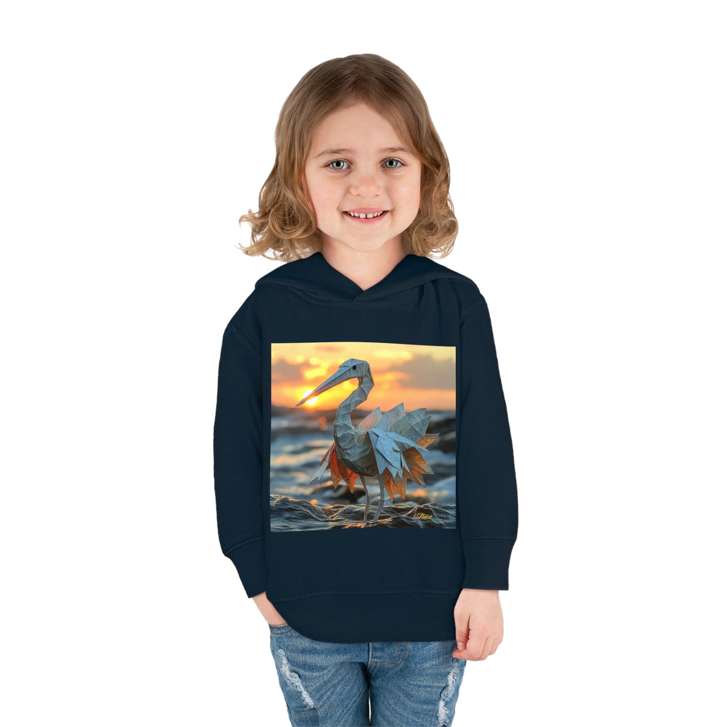 By The Seaside Series Print #1 Toddler Pullover Fleece Hoodie