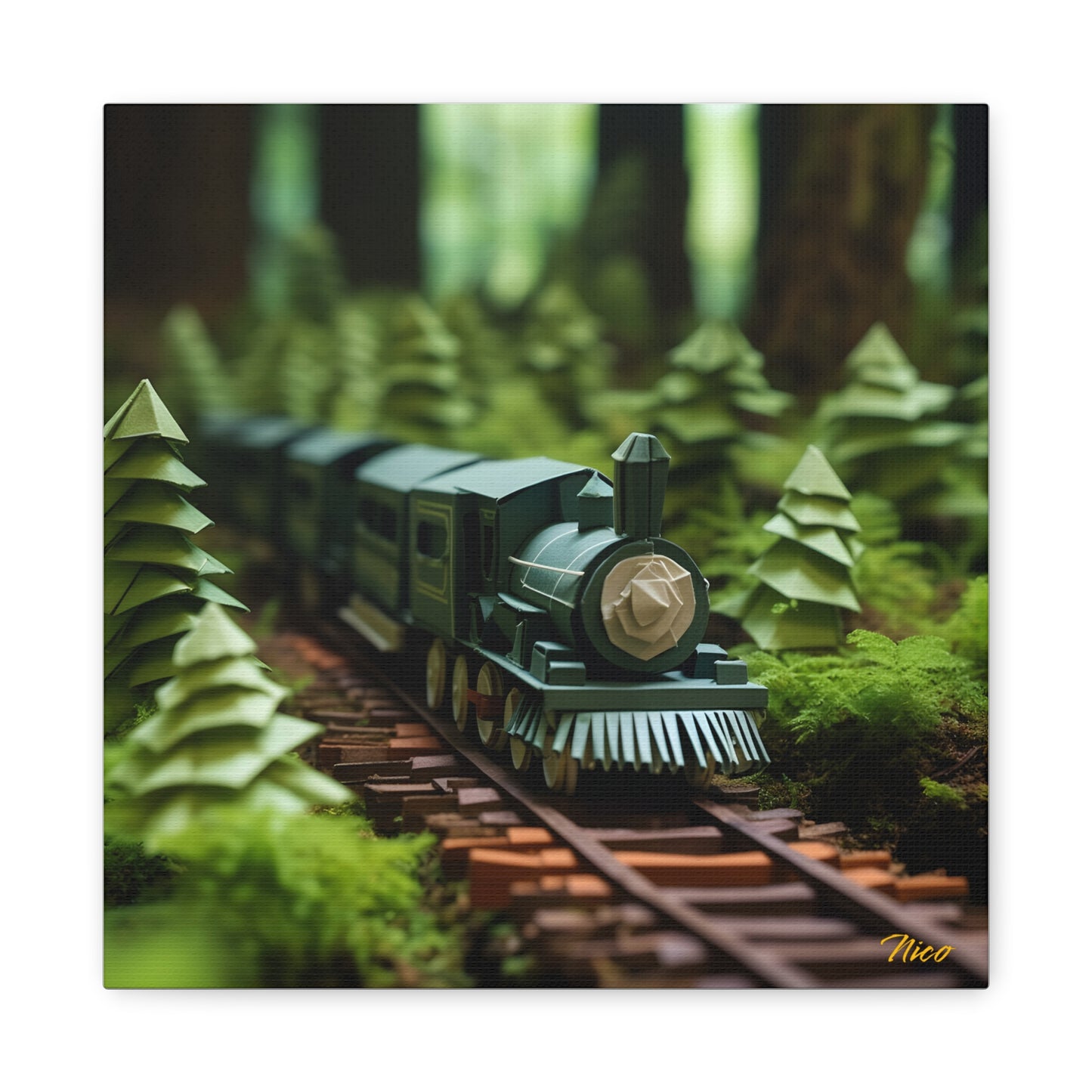 Orient Express Series Print #7 - Streched Matte Canvas Print, 1.25" Thick