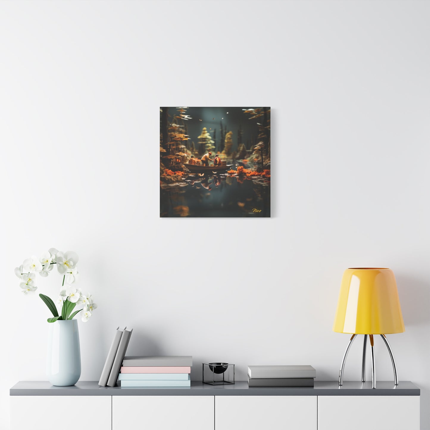 Born On A Bayou Print #10 - Streached Matte Canvas Print, 1.25" Thick