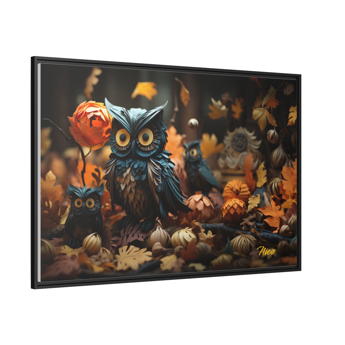 Halloween 2023 Series Print #8 - Black Framed Canvas Print