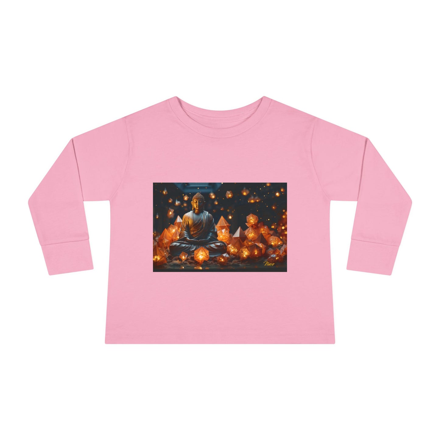 Ascending Buddha Series Print #9 Toddler Long Sleeve Tee