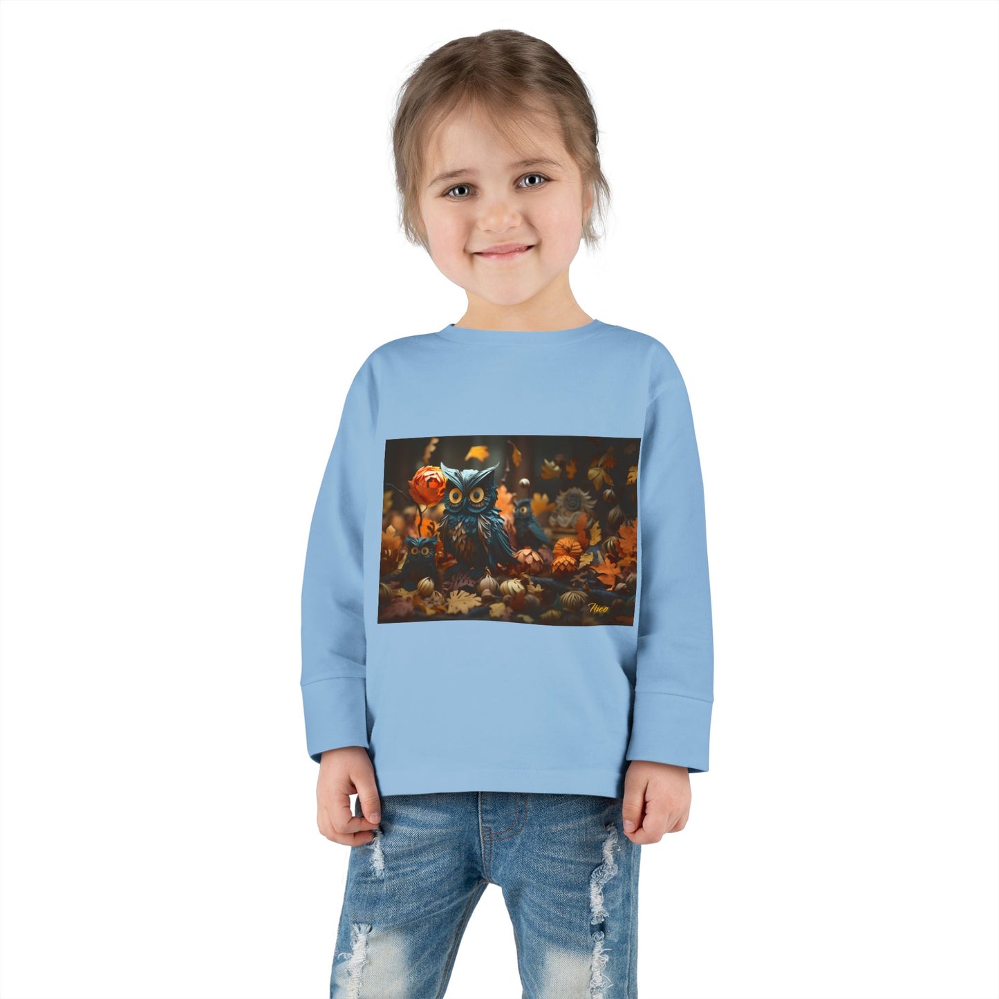 Halloween 2024 Series Print #8 Toddler Long Sleeve Tee