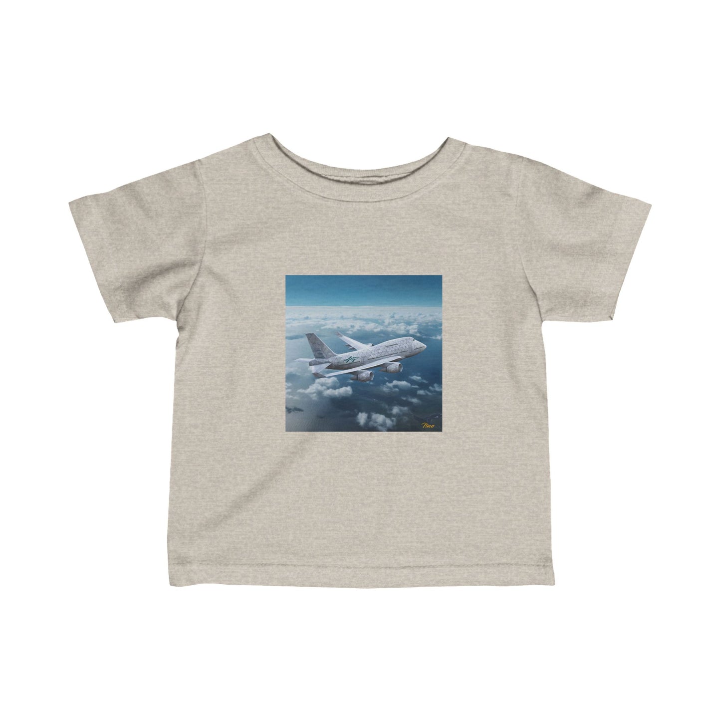 Frequent Flyer Miles Series Print #3 Infant Fine Jersey Tee