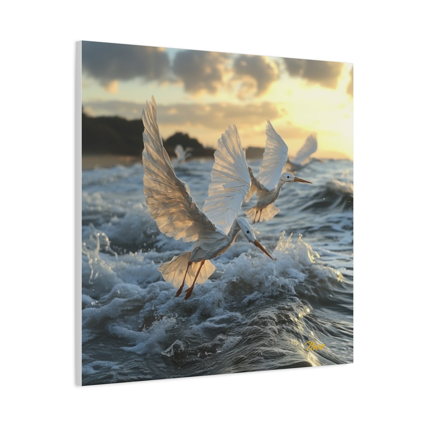 By The Seaside Series Print #10 - Streched Matte Canvas Print, 1.25" Thick