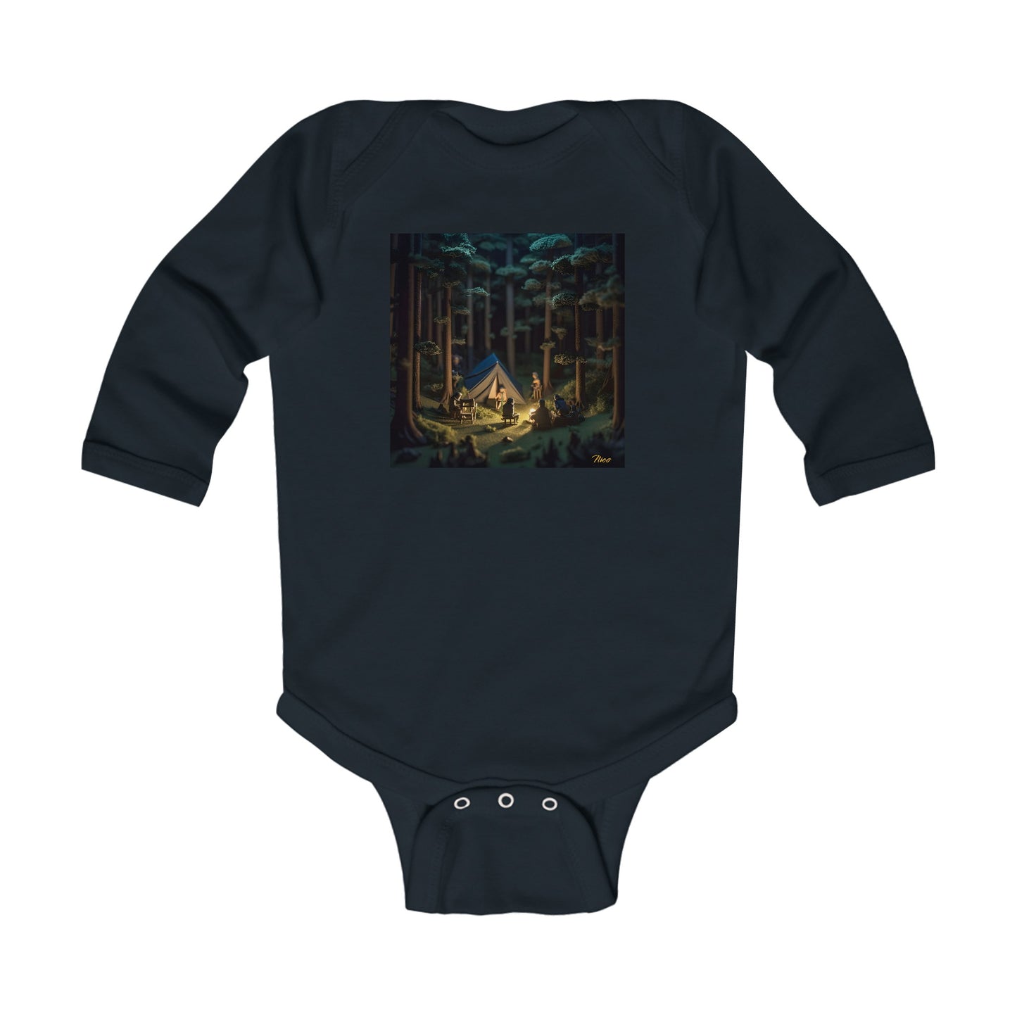 Under The Starry Skies Series Print #6 Infant Long Sleeve Bodysuit