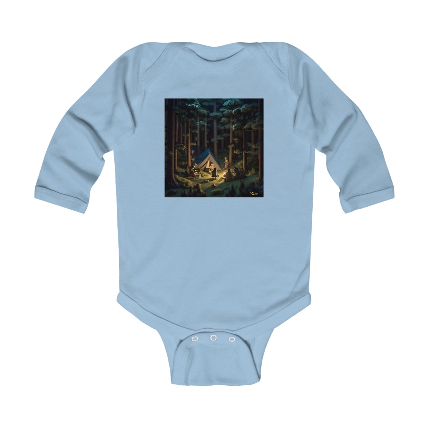 Under The Starry Skies Series Print #6 Infant Long Sleeve Bodysuit