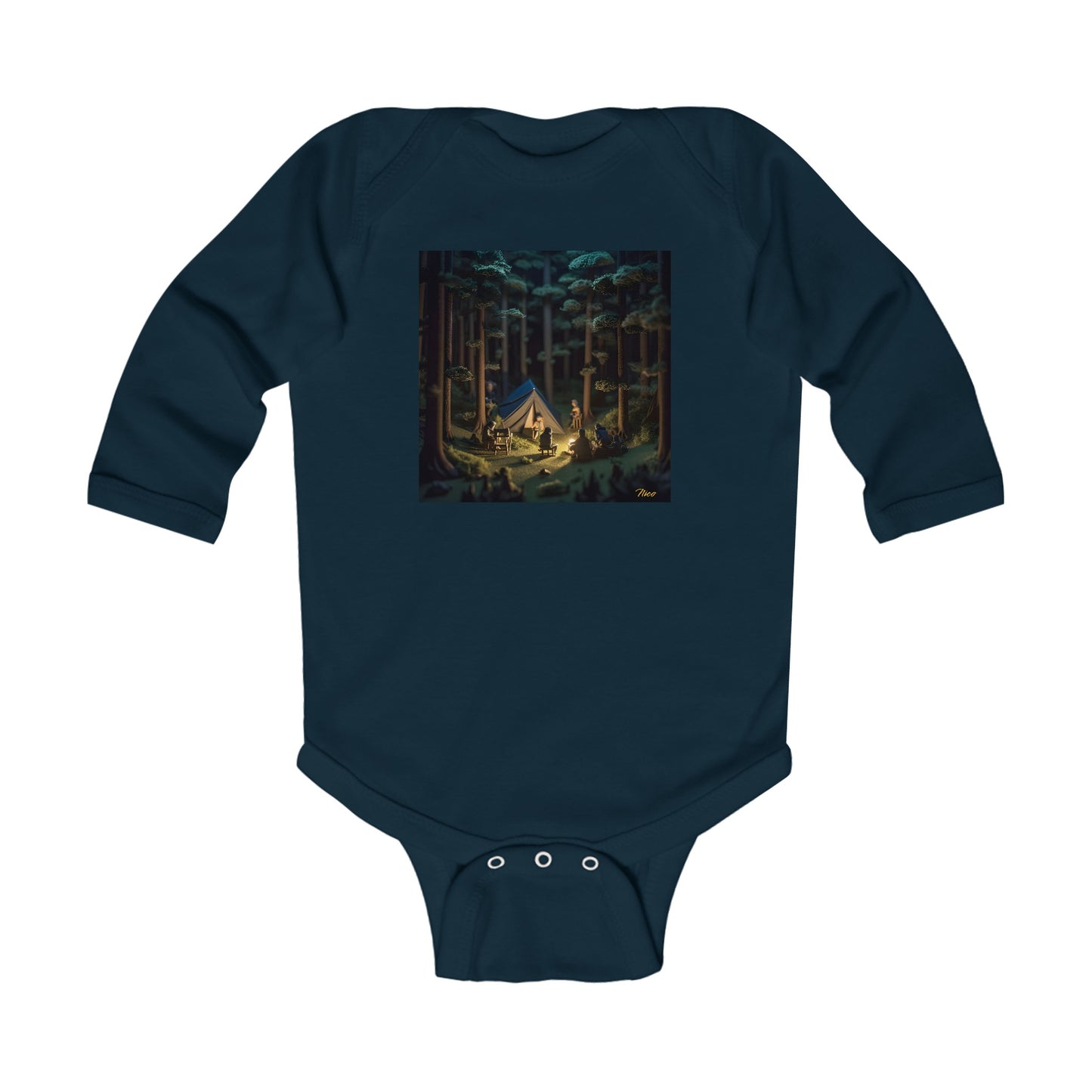 Under The Starry Skies Series Print #6 Infant Long Sleeve Bodysuit