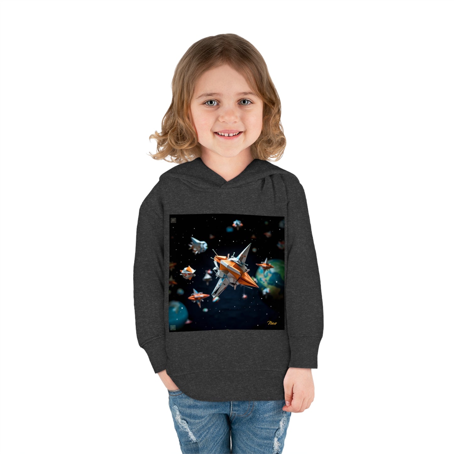 Elons' Dream Series Print #1 Toddler Pullover Fleece Hoodie