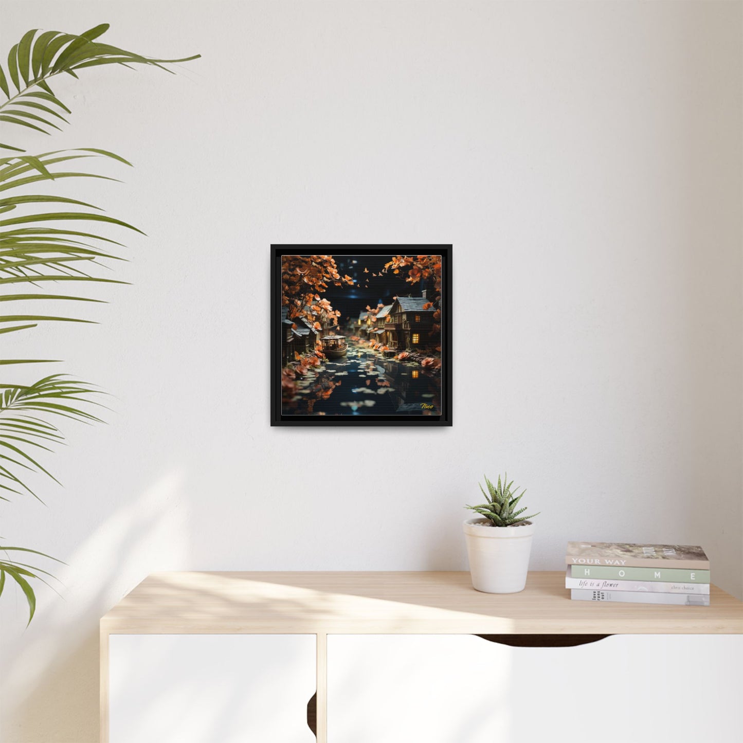 Born On A Bayou Series Print #7 - Black Framed Canvas Print